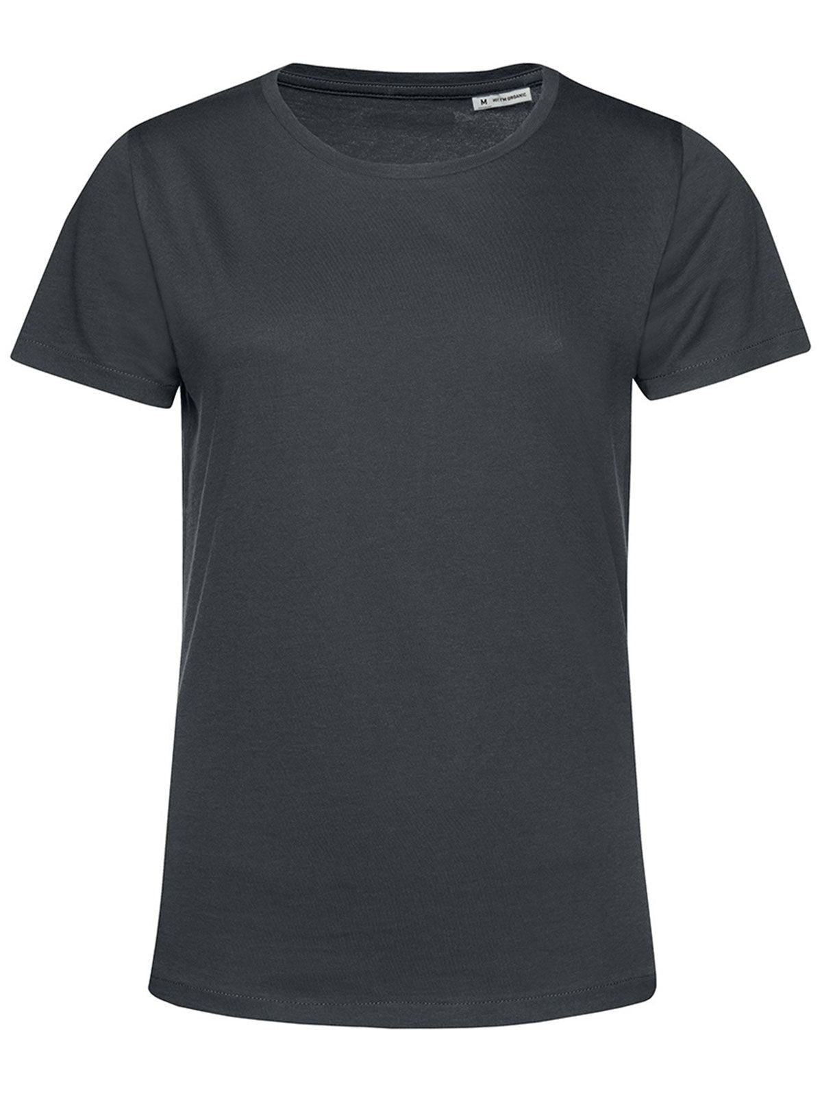 E150 Damen T-Shirt – B&C – Farbe asphalt – individuell veredelbar