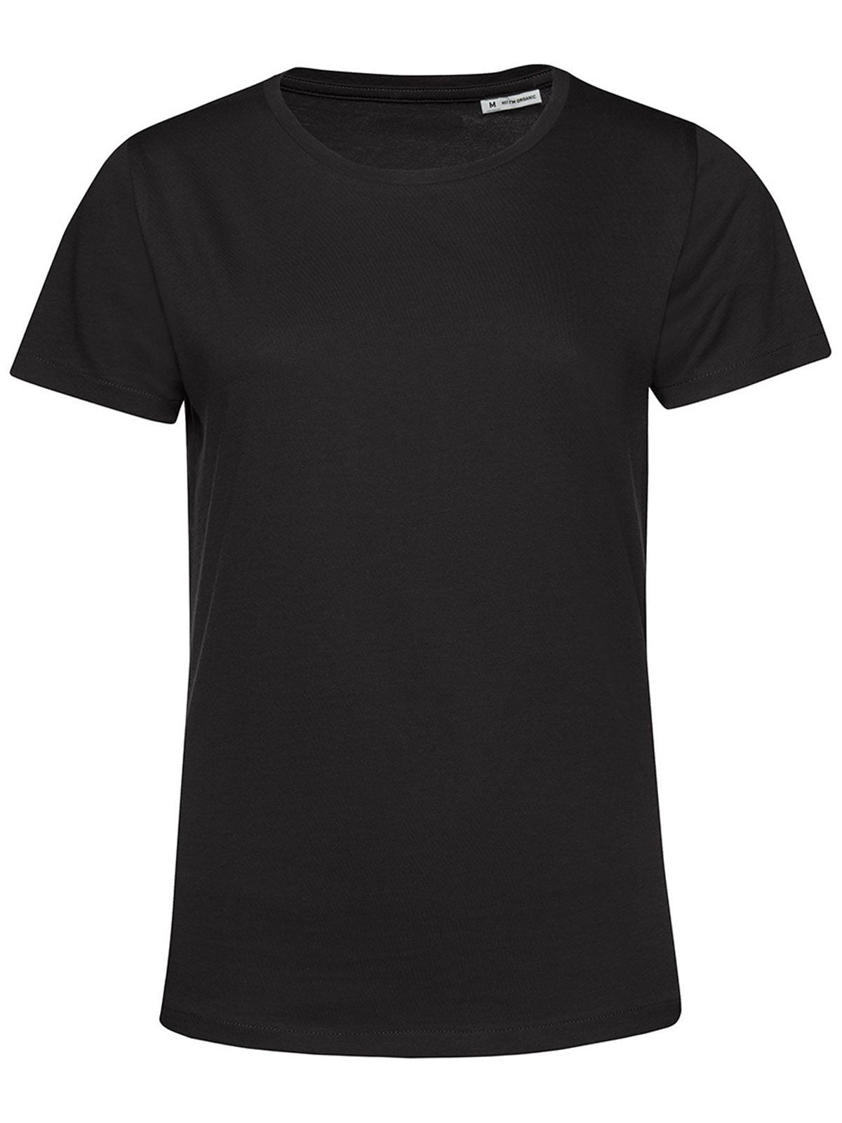 E150 Damen T-Shirt – B&C – Farbe black pure – individuell veredelbar