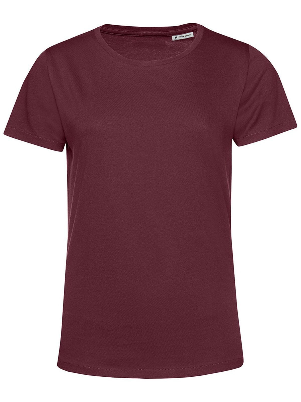E150 Damen T-Shirt – B&C – Farbe Burgundy – individuell veredelbar