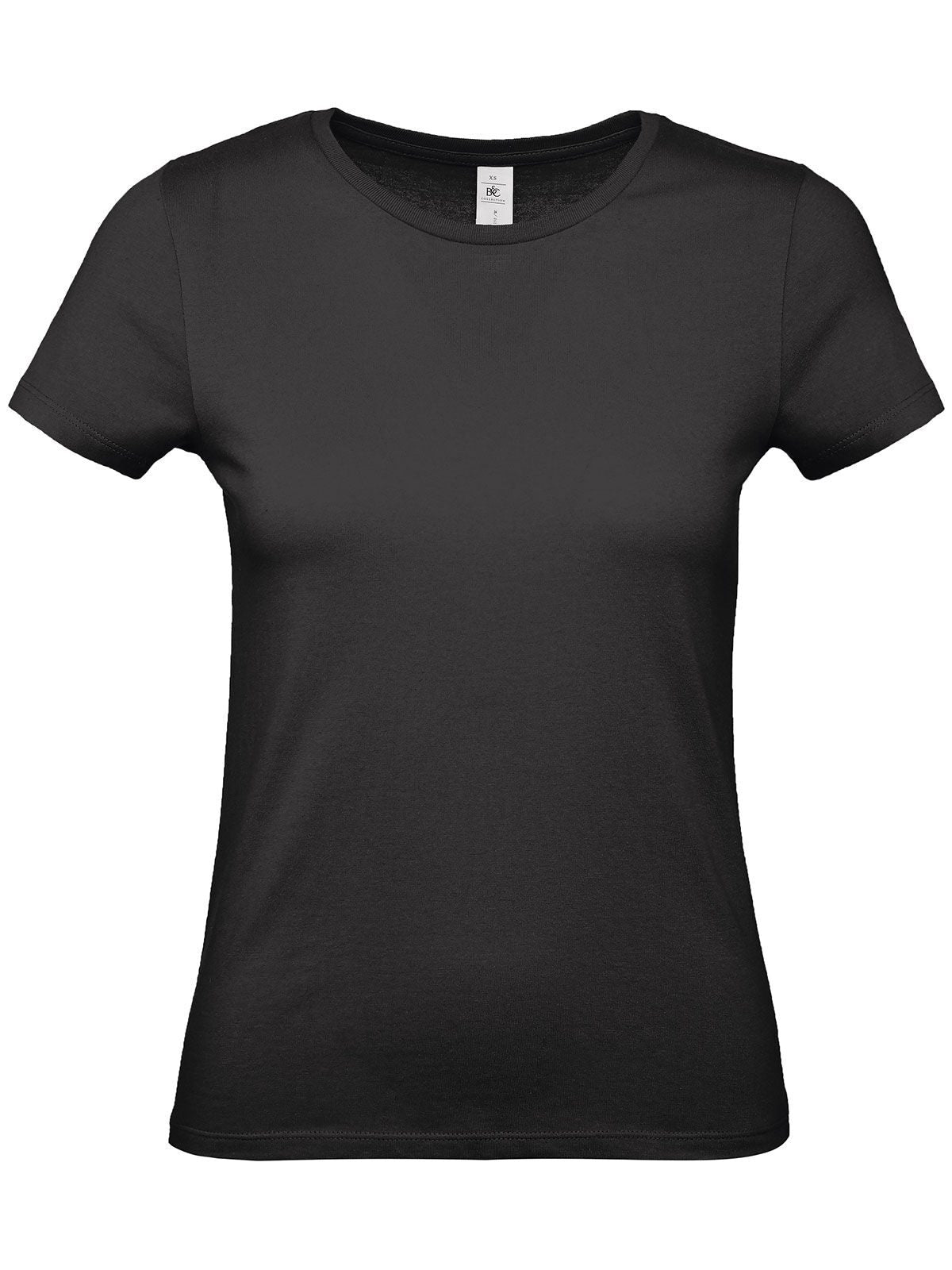 Damen T-Shirt – B&C – Farbe Schwarz – individuell veredelbar
