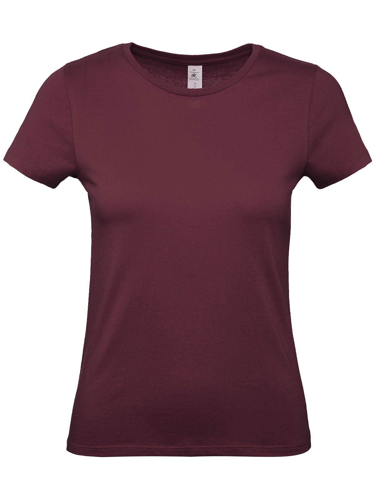 Damen T-Shirt – B&C – Farbe Burgundy – individuell veredelbar