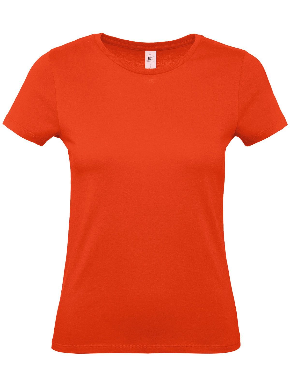 Damen T-Shirt – B&C – Farbe fire red – individuell veredelbar