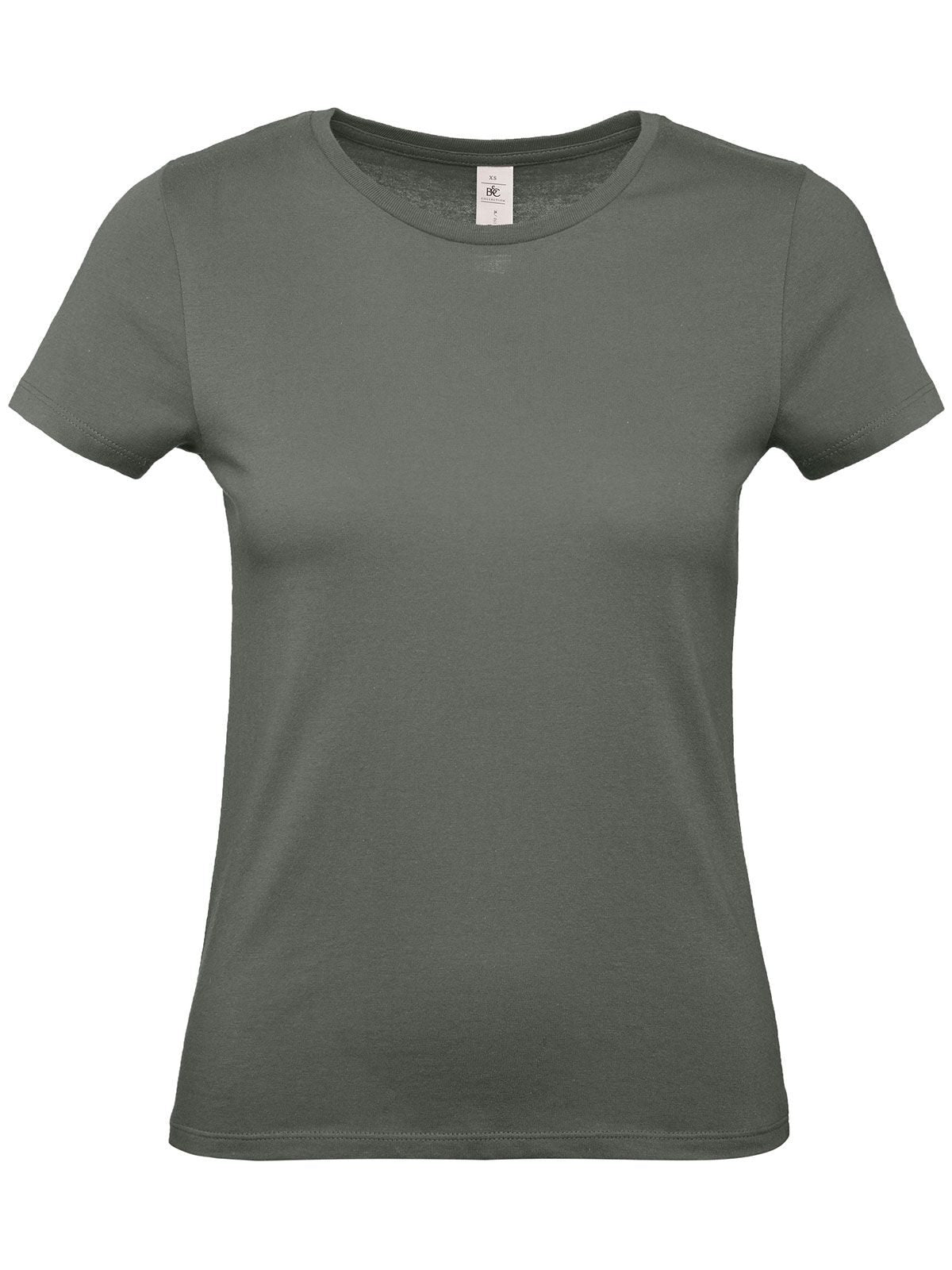 Damen T-Shirt – B&C – Farbe millennial khaki – individuell veredelbar