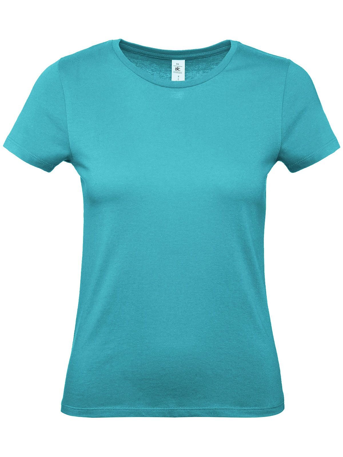 Damen T-Shirt – B&C – Farbe real turquoise – individuell veredelbar