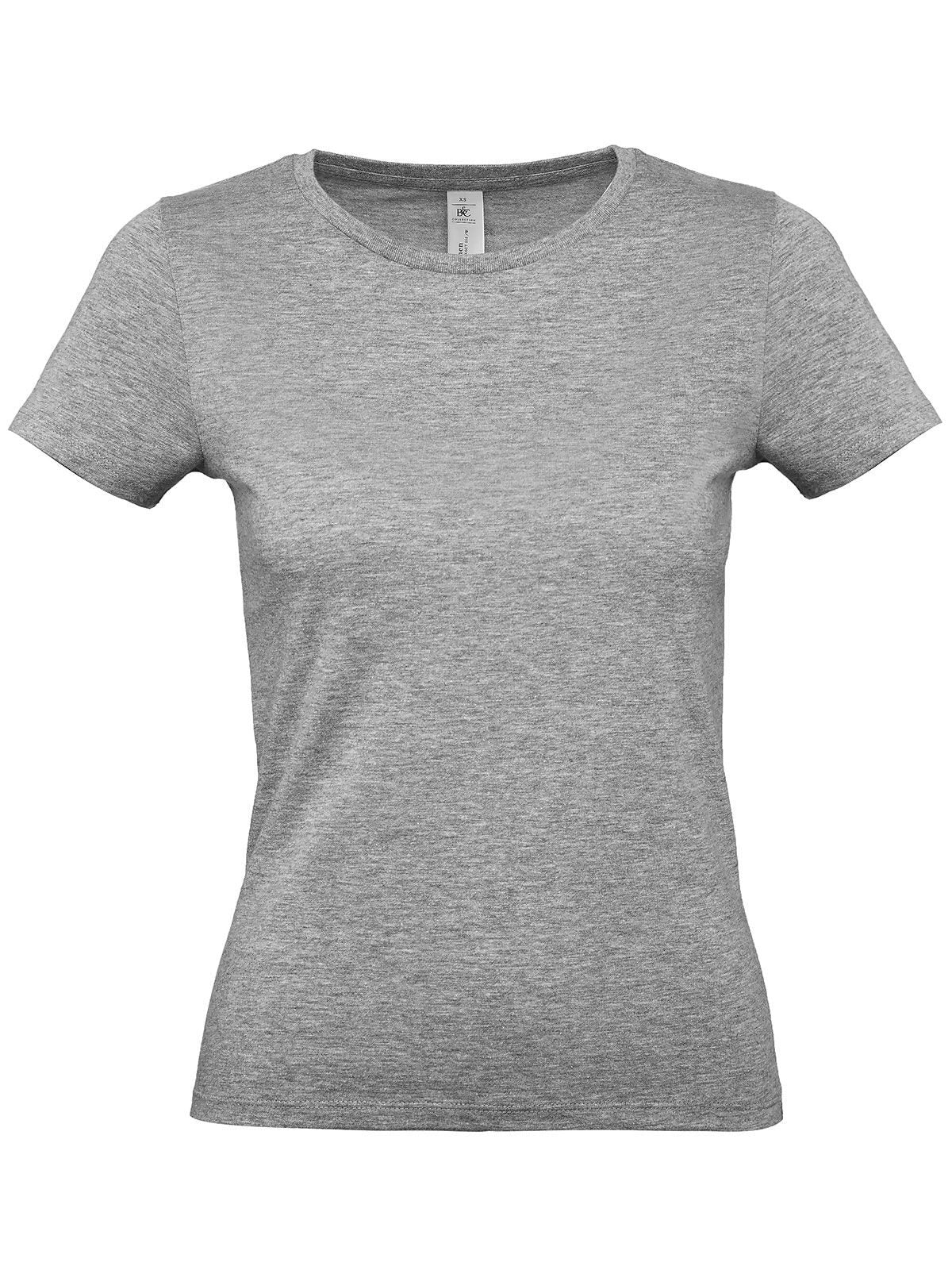 Damen T-Shirt – B&C – Farbe Sport Grau – individuell veredelbar