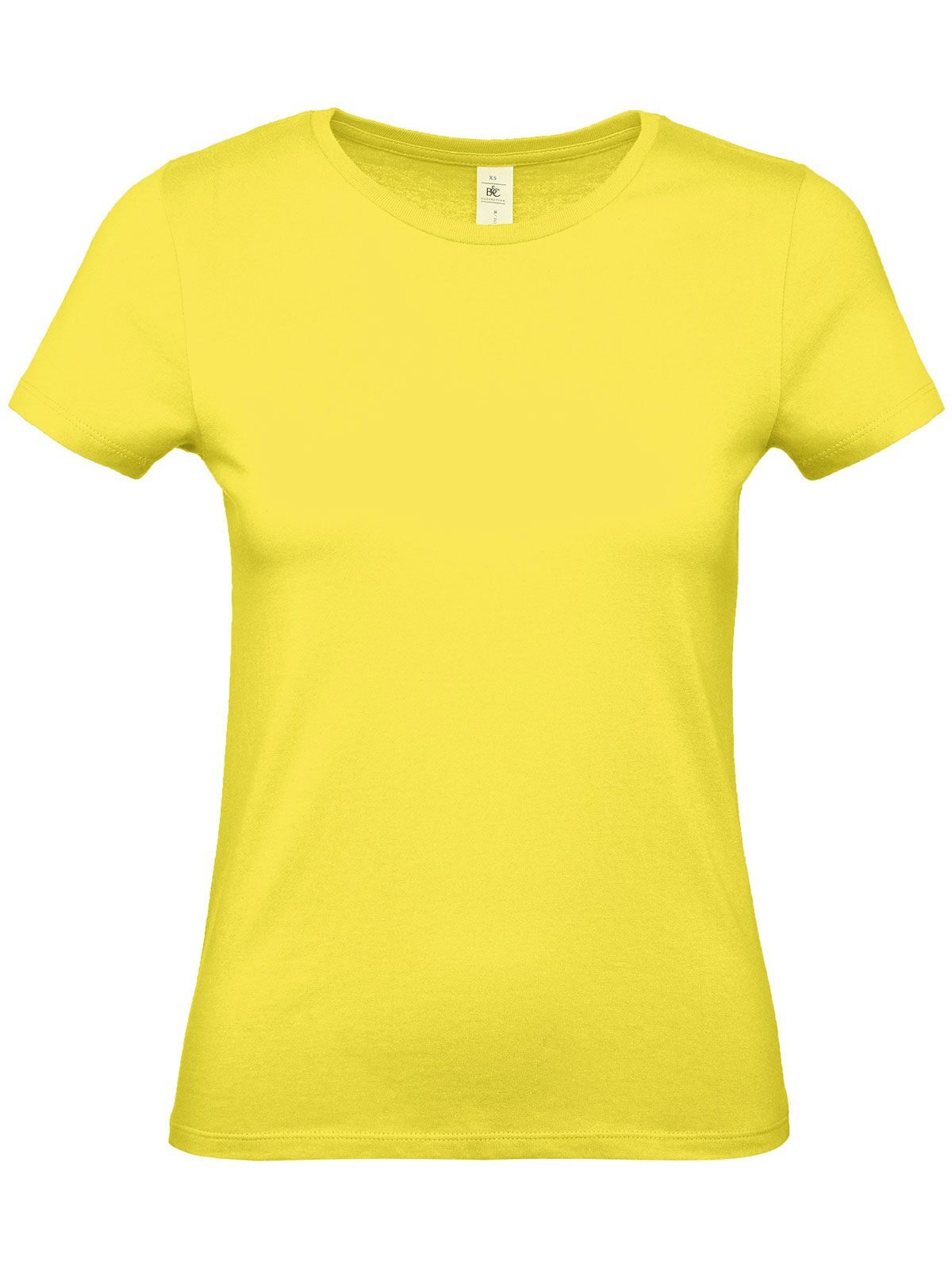Damen T-Shirt – B&C – Farbe solar yellow – individuell veredelbar