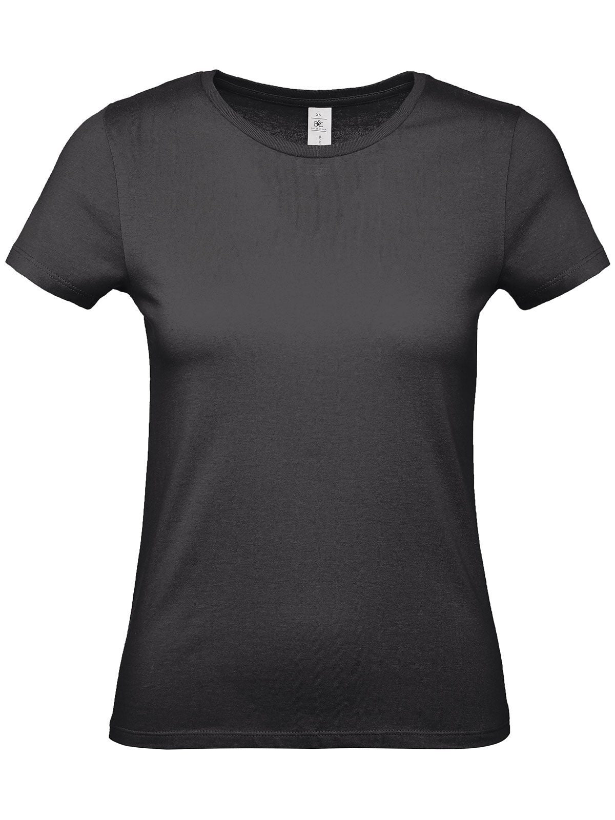 Damen T-Shirt – B&C – Farbe black pure – individuell veredelbar