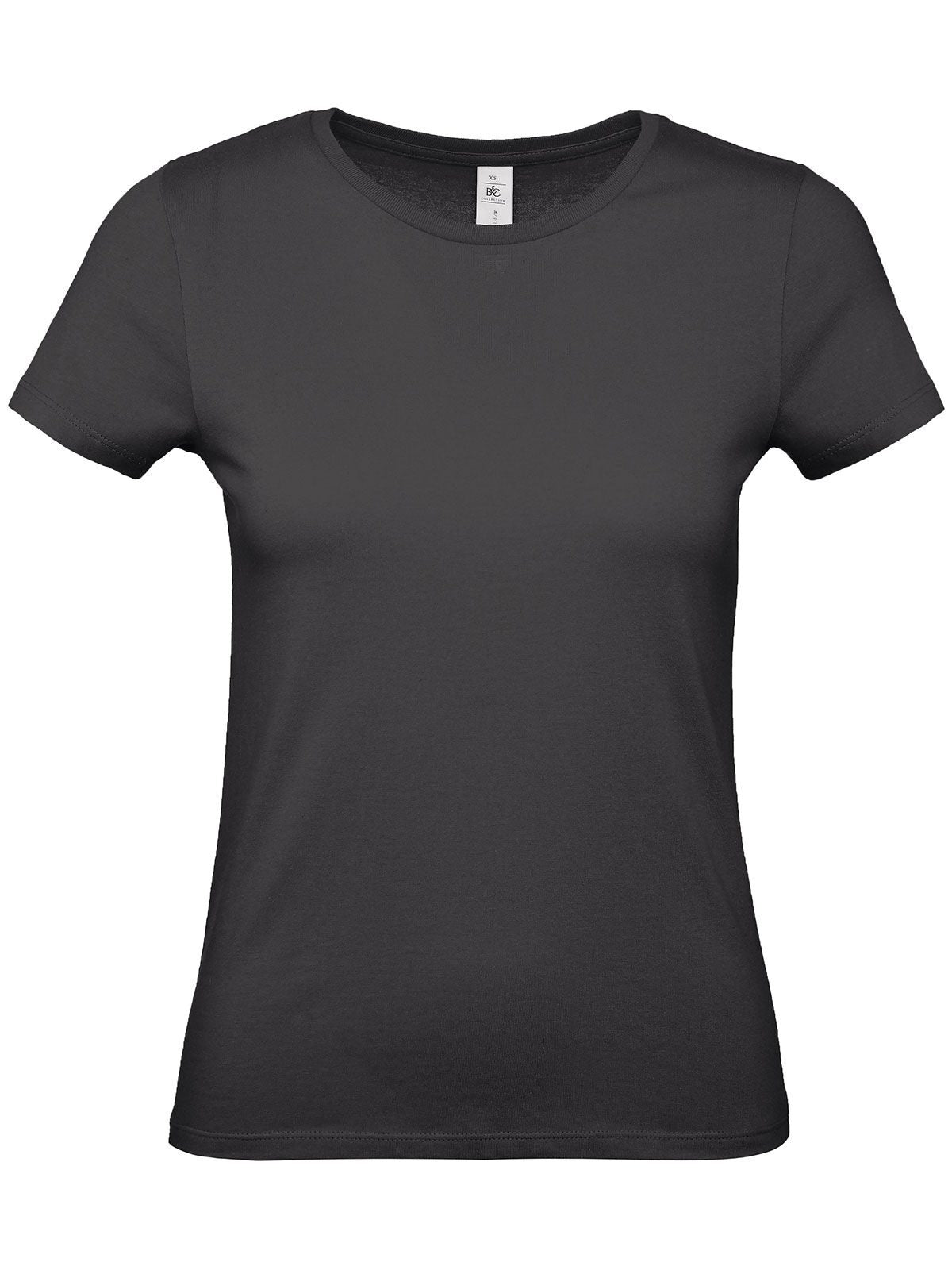 Damen T-Shirt – B&C – Farbe used black – individuell veredelbar