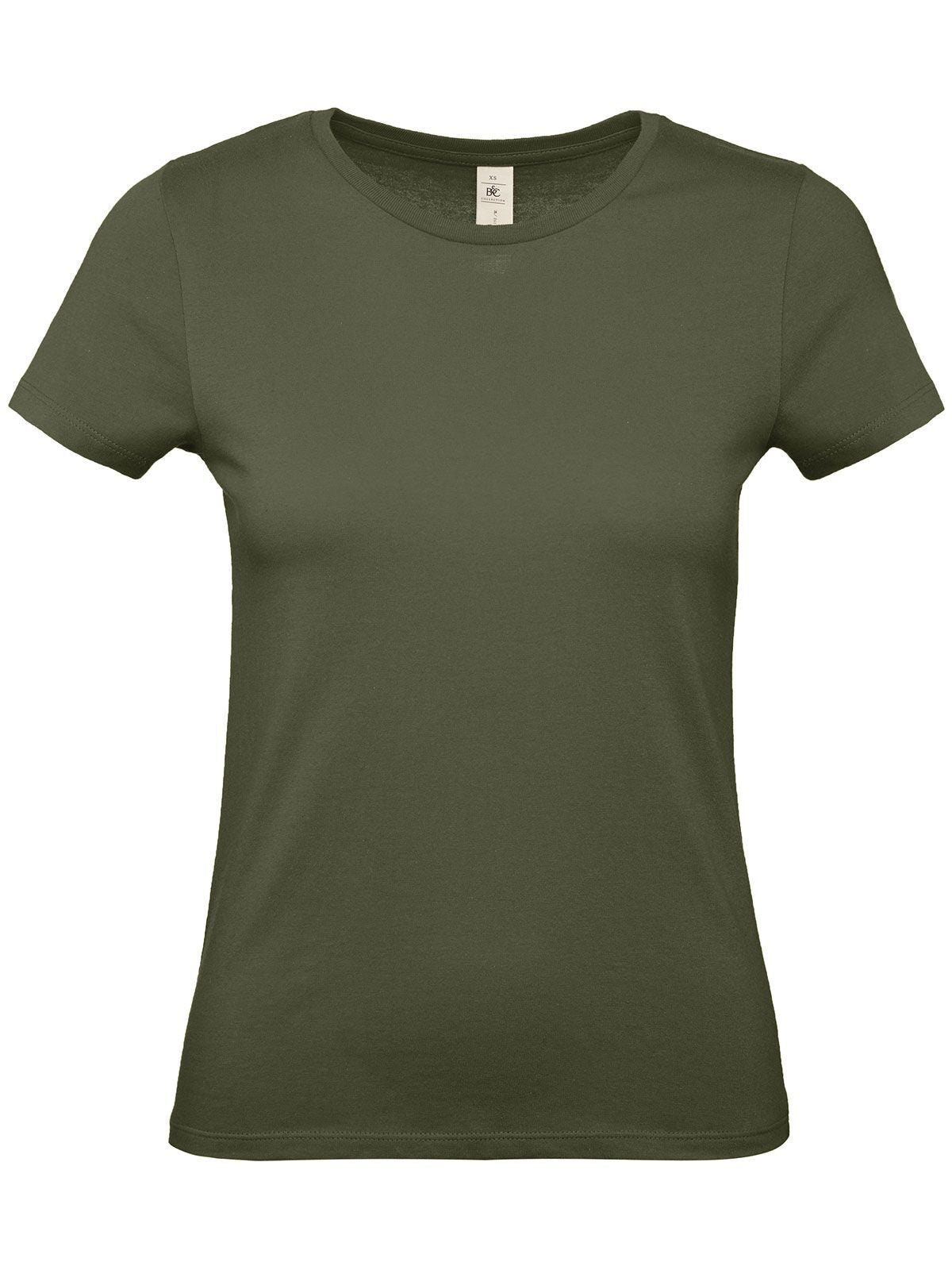 Damen T-Shirt – B&C – Farbe urban khaki – individuell veredelbar