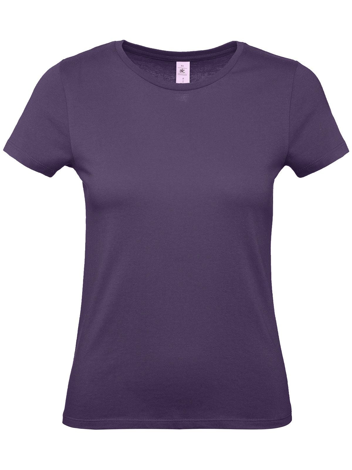 Damen T-Shirt – B&C – Farbe urban purple – individuell veredelbar