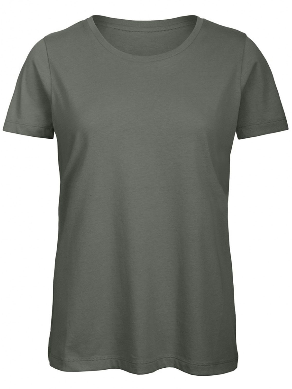 Inspire T Damen T-Shirt – B&C – Farbe millennial khaki – individuell veredelbar