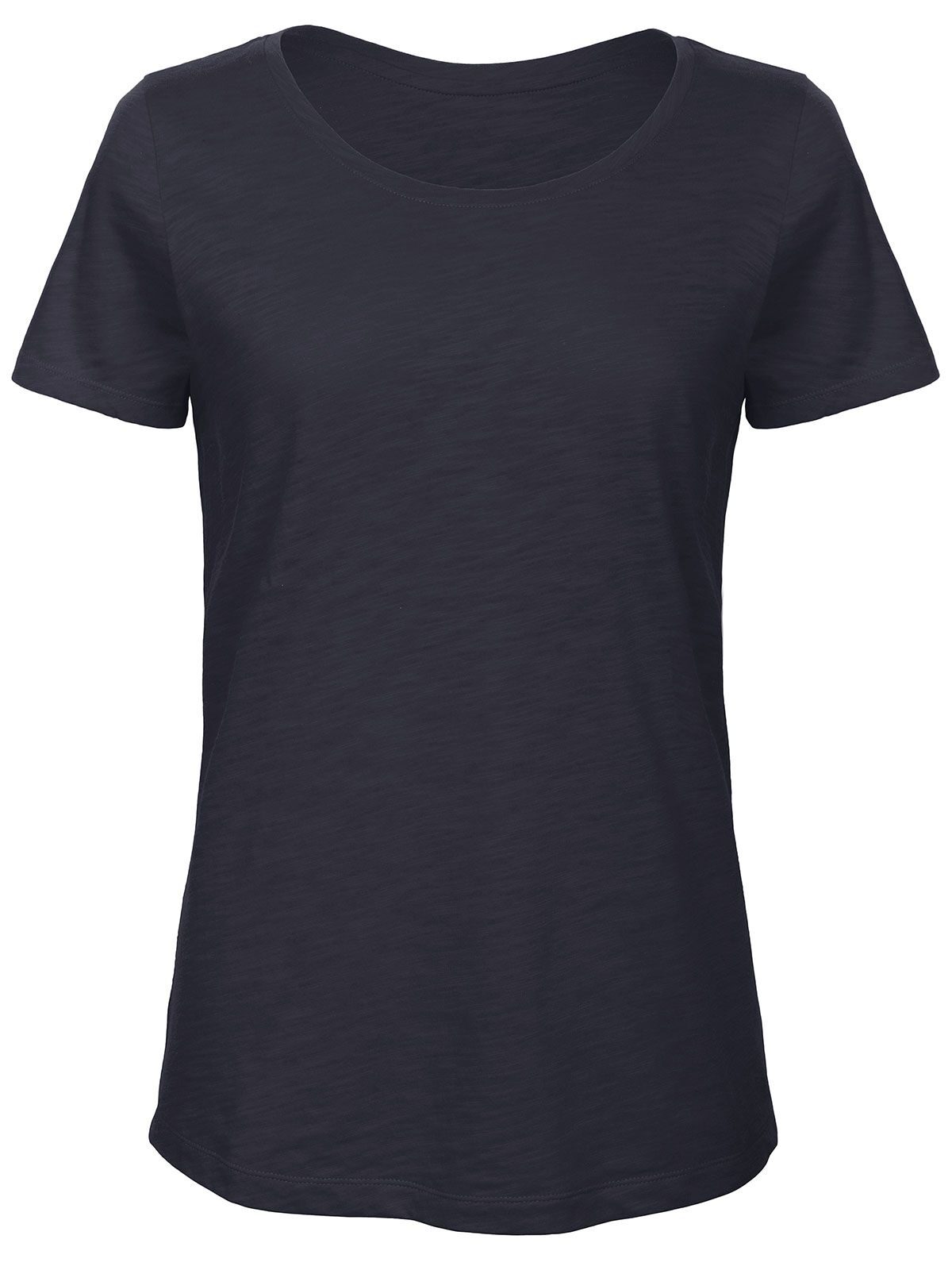 Inspire Slub T Damen T-Shirt – B&C – Farbe chic navy – individuell veredelbar