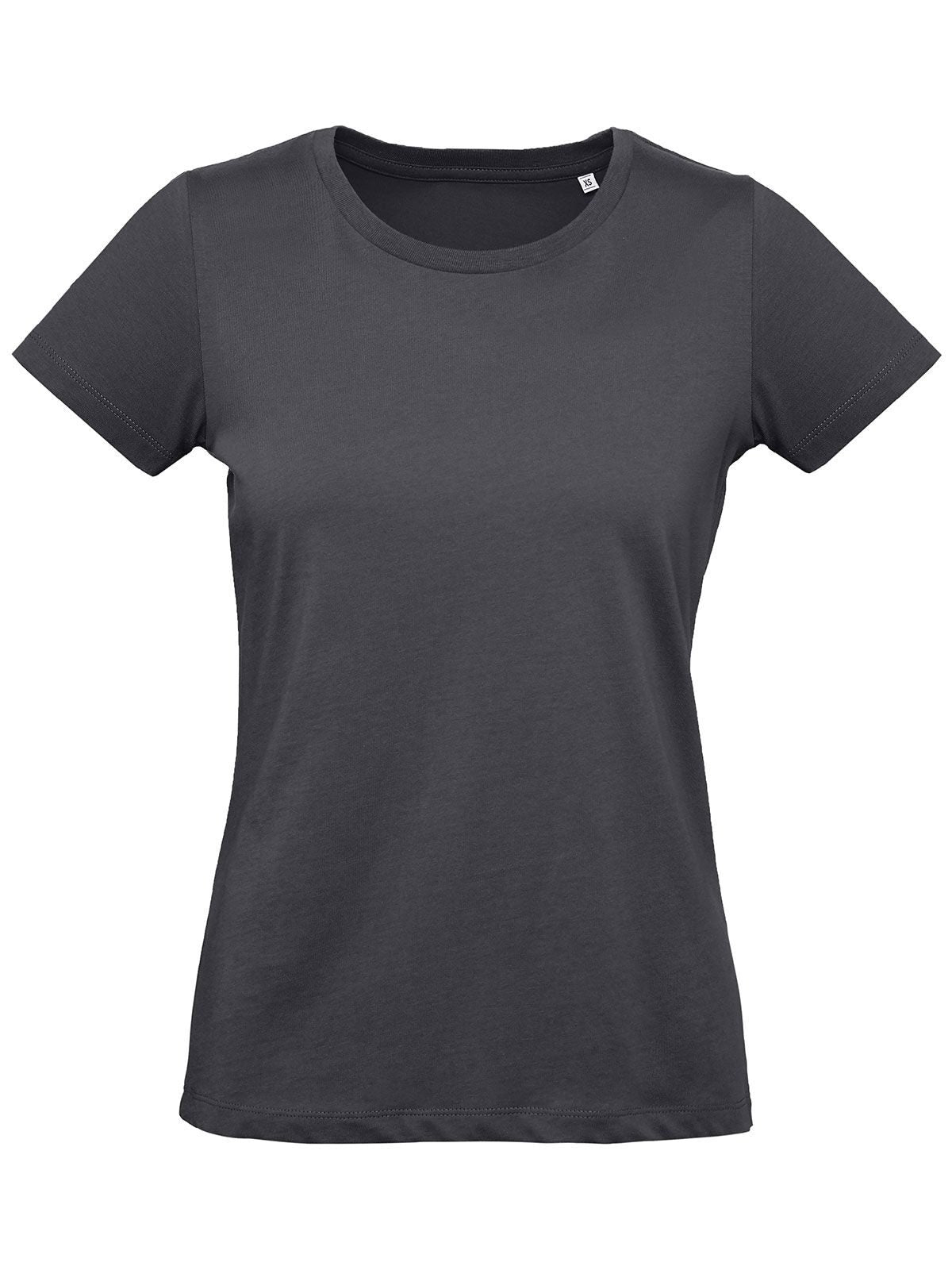 Inspire Plus T Damen T-Shirt – B&C – Farbe Dunkelgrau – individuell veredelbar