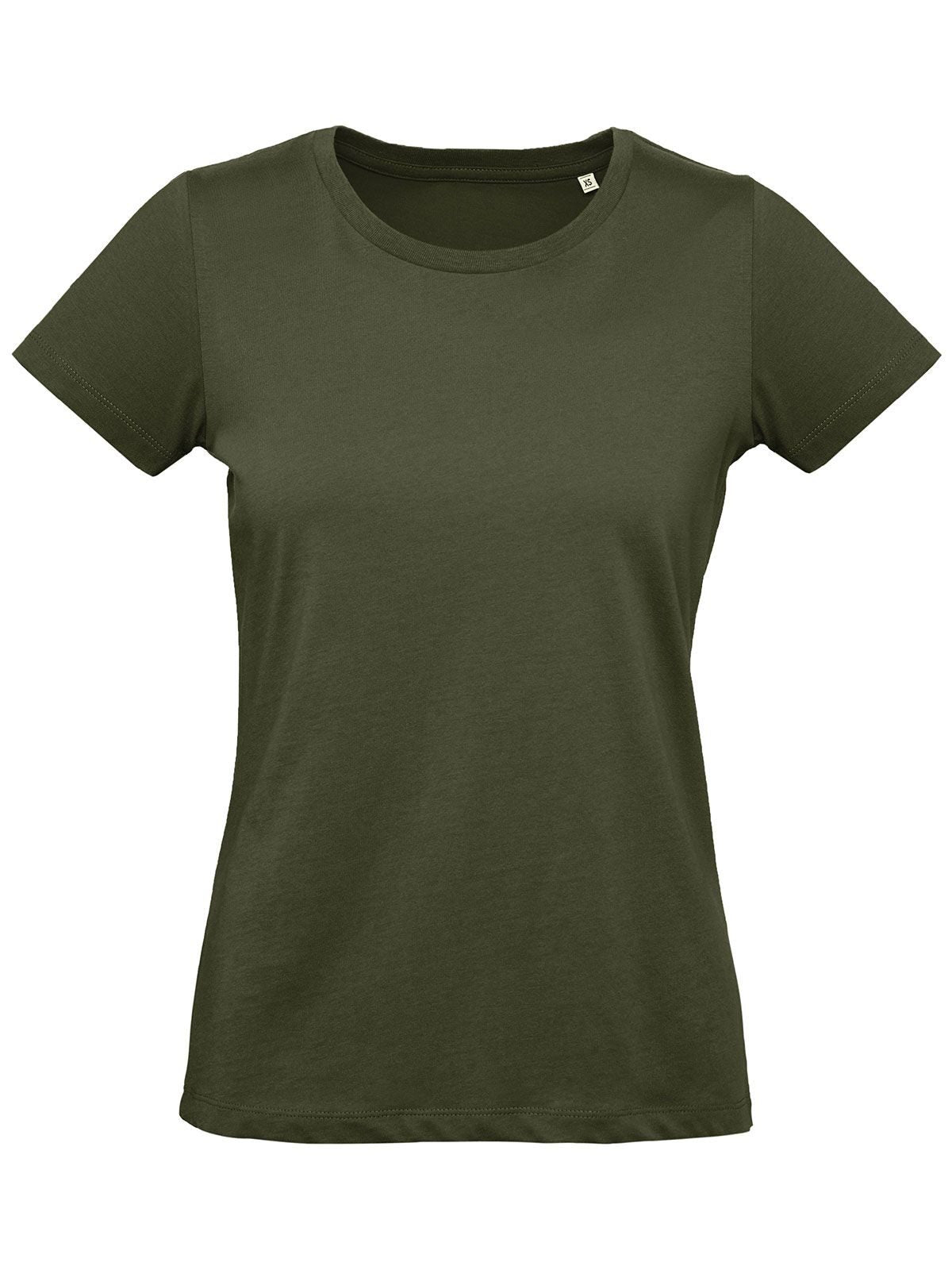 Inspire Plus T Damen T-Shirt – B&C – Farbe urban khaki – individuell veredelbar
