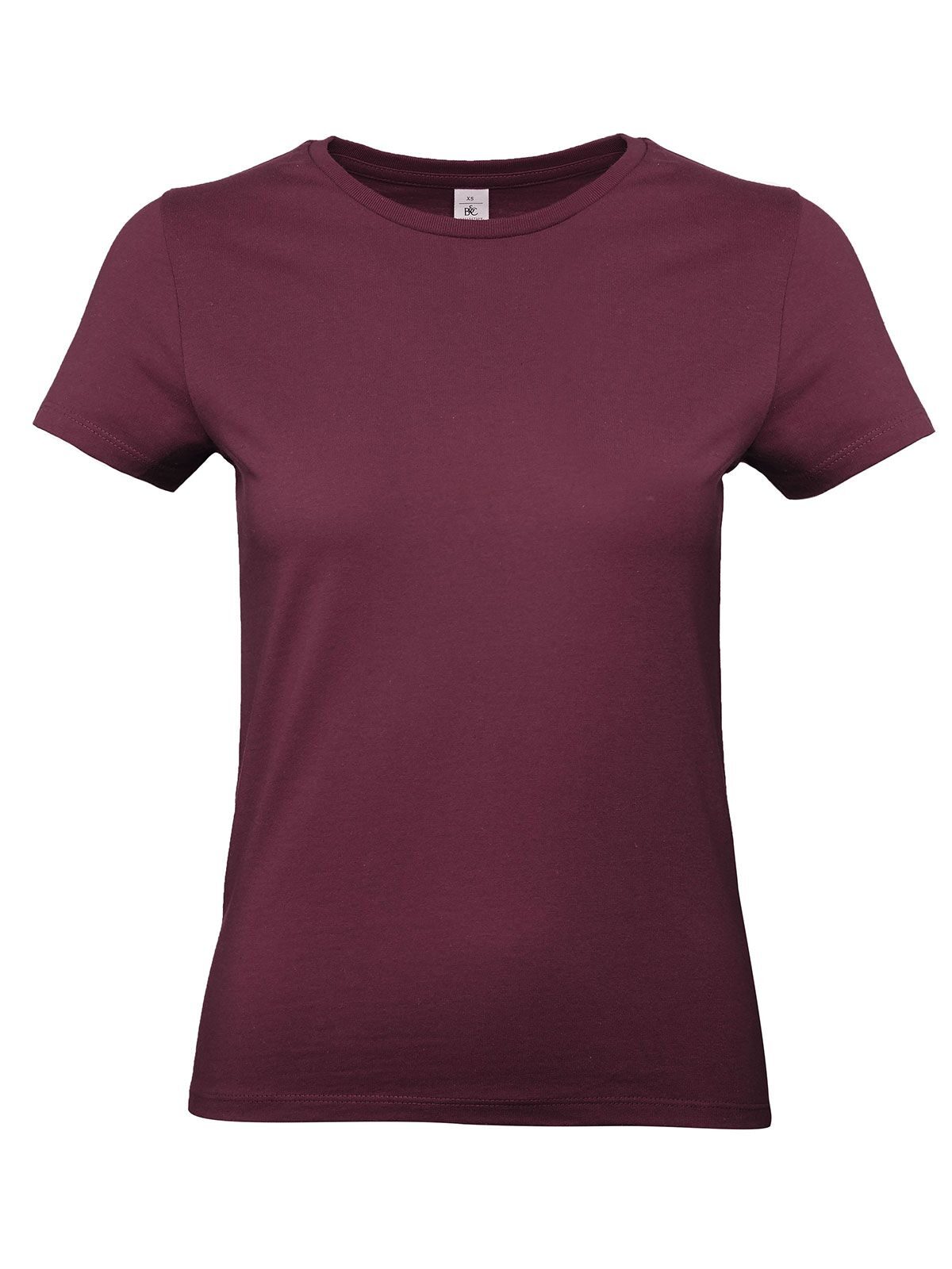Damen T-Shirt – B&C – Farbe Burgundy – individuell veredelbar