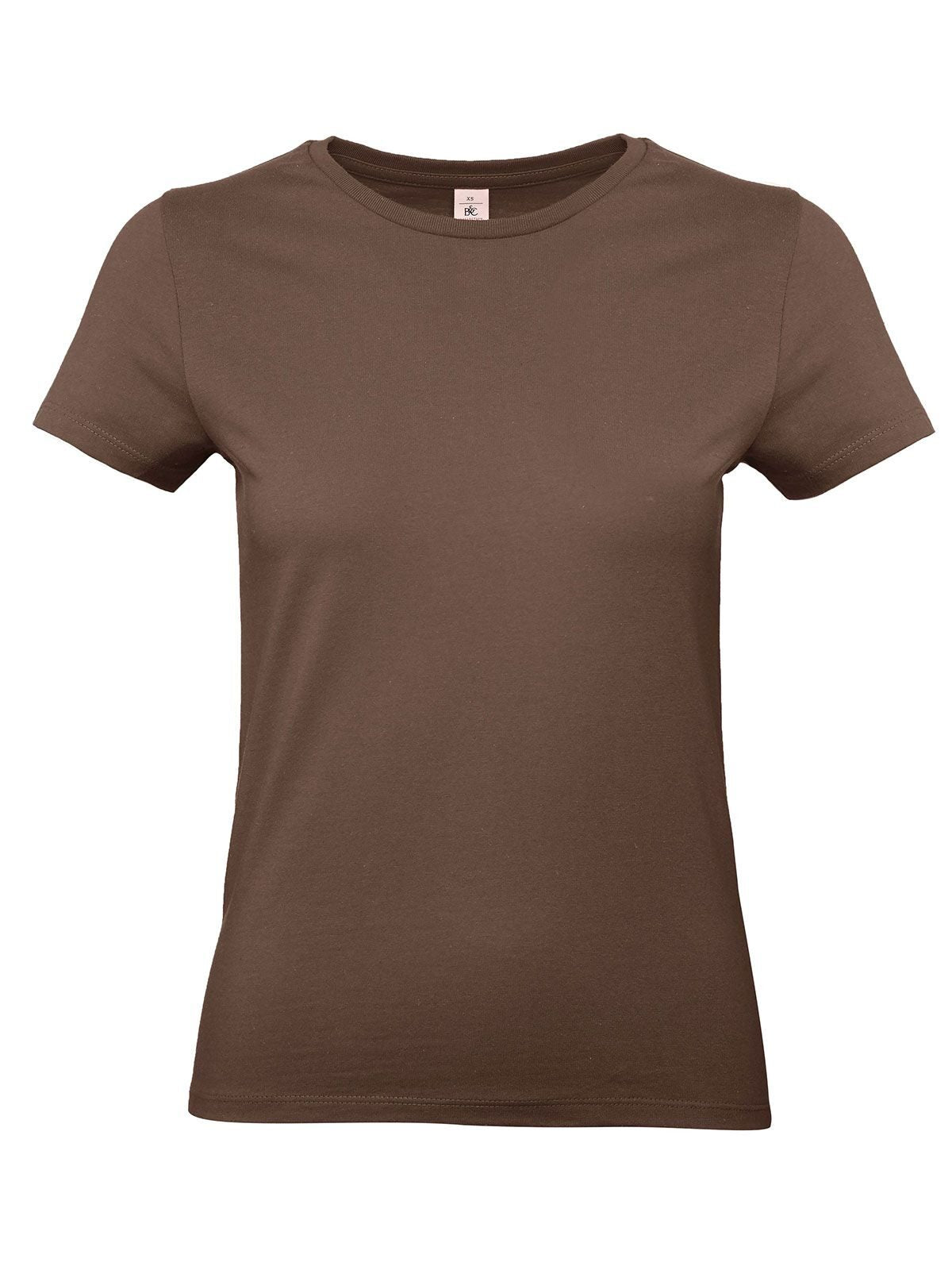 Damen T-Shirt – B&C – Farbe Schokolade – individuell veredelbar
