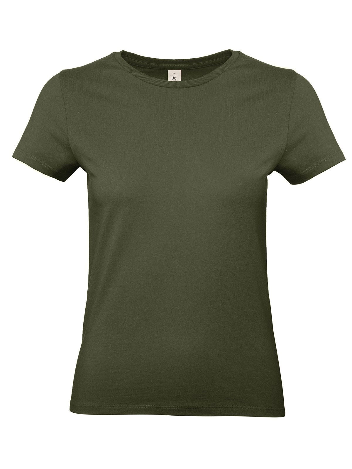 Damen T-Shirt – B&C – Farbe urban khaki – individuell veredelbar