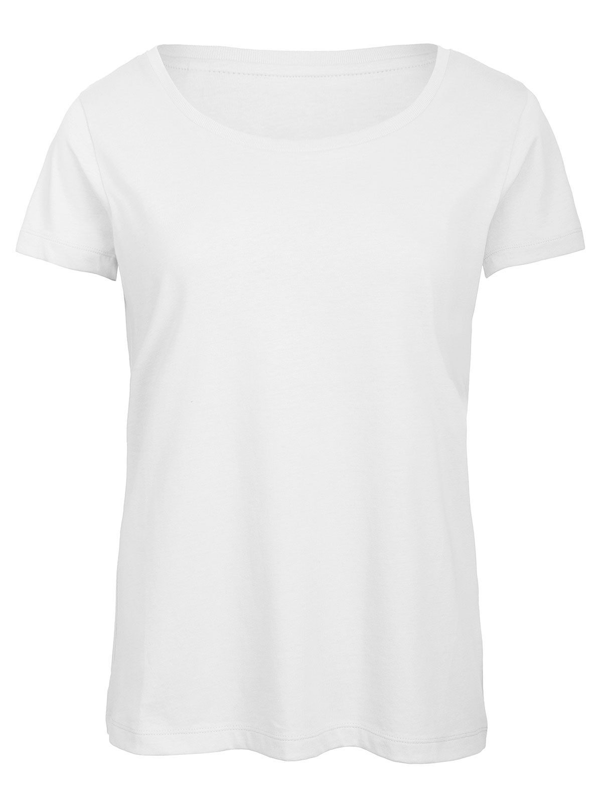 Triblend Damen T-Shirt – B&C – Farbe Weiß – individuell veredelbar