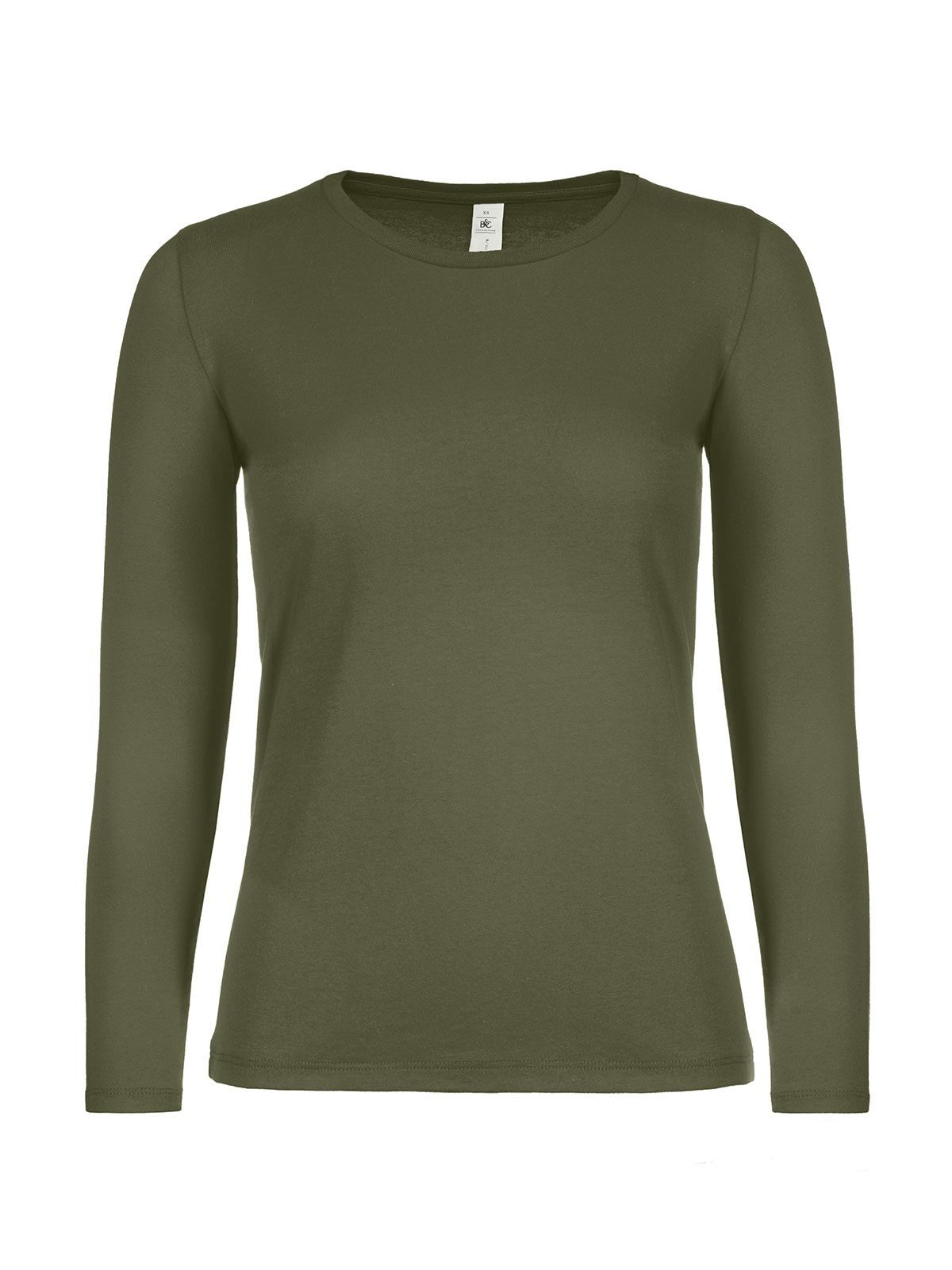 LSL Damen T-Shirt – B&C – Farbe urban khaki – individuell veredelbar