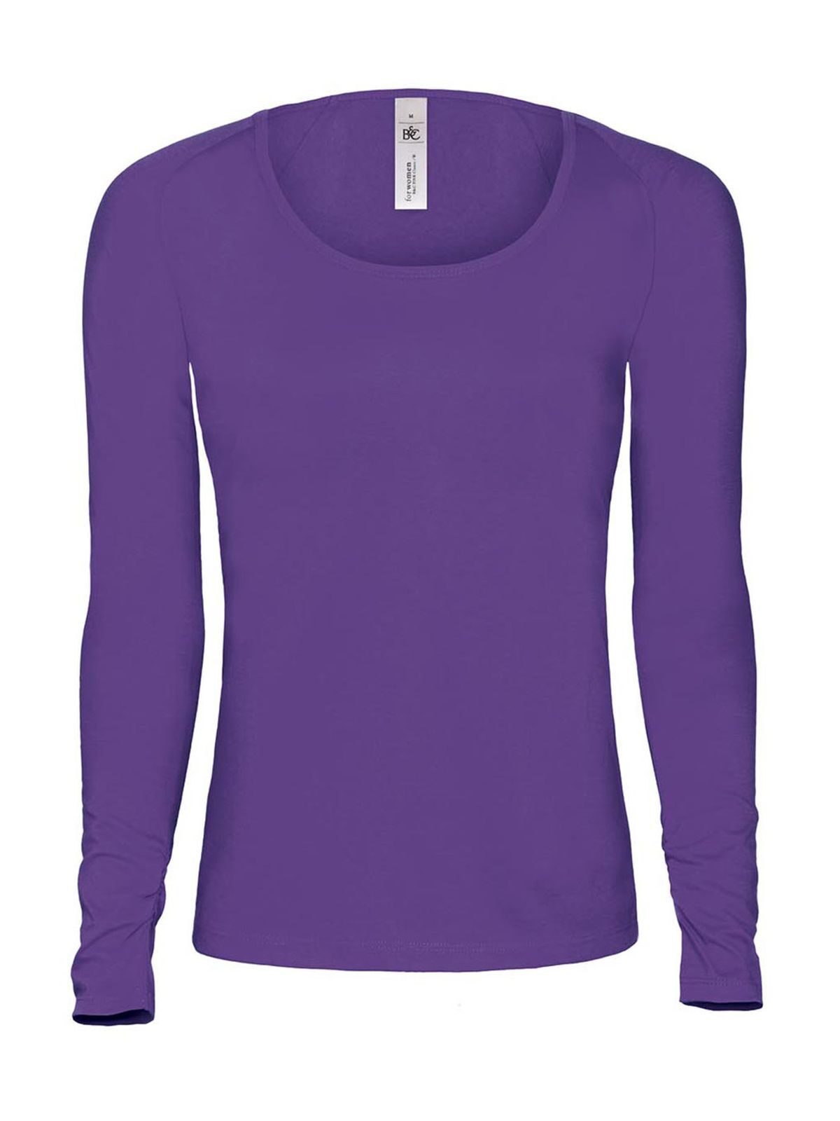 PINK CLASSIC WOMEN 100%C Damen T-Shirt – B&C – Farbe Lila – individuell veredelbar