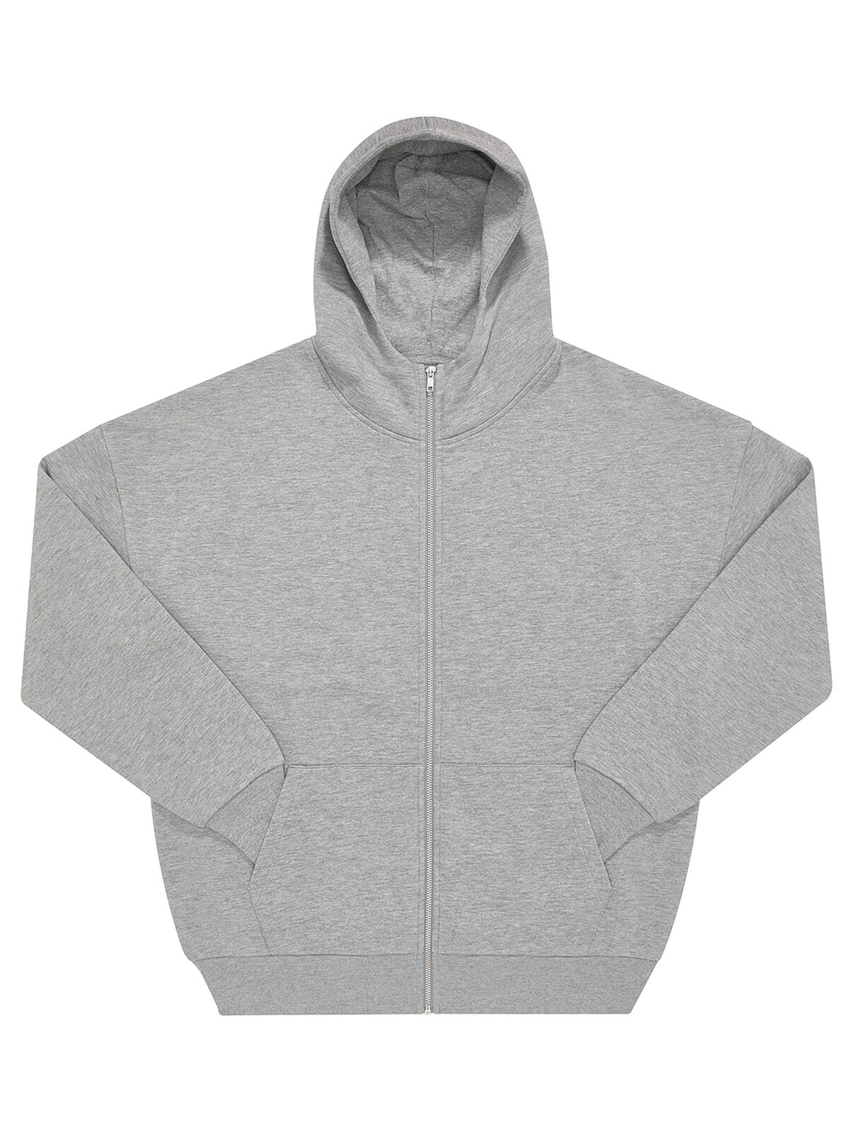 Influence Zip Hood Herren Sweatshirt / Hoodie – B&C – Farbe Sport Grau – individuell veredelbar