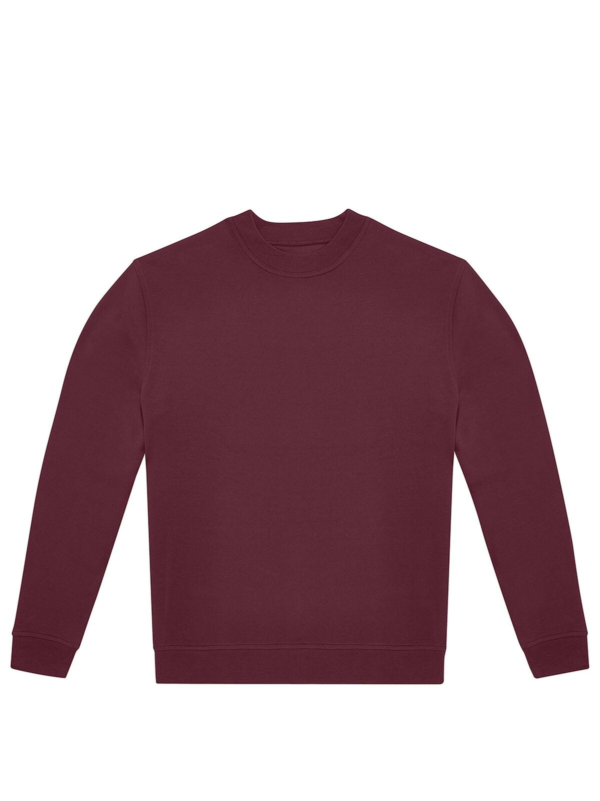 ID.332 Crew Herren Sweatshirt / Hoodie – B&C – Farbe Burgundy – individuell veredelbar