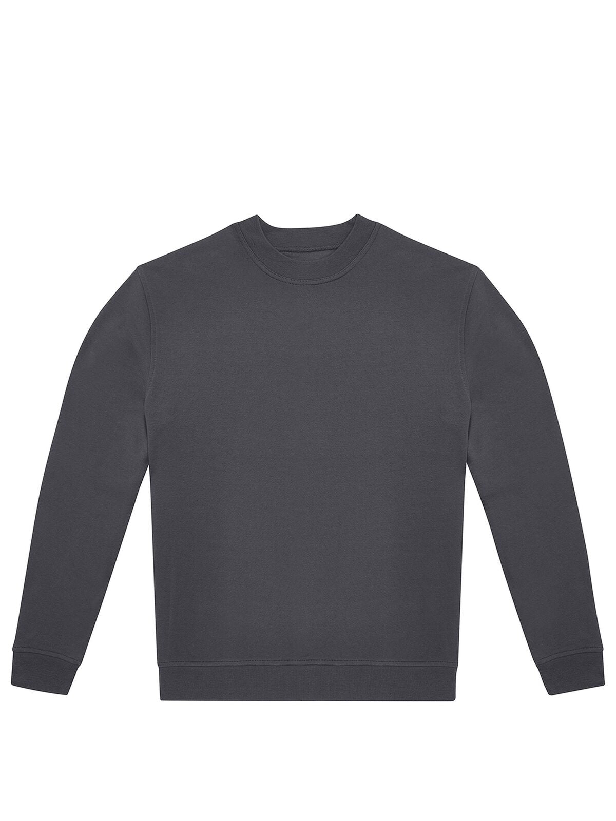 ID.332 Crew Herren Sweatshirt / Hoodie – B&C – Farbe Dunkelgrau – individuell veredelbar