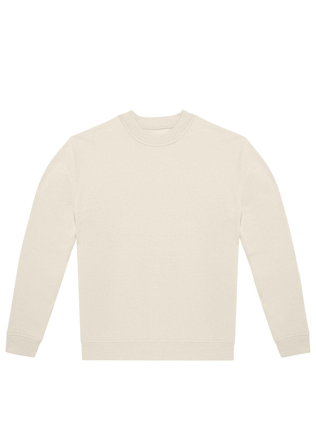 ID.332 Crew Herren Sweatshirt / Hoodie – B&C – Farbe Off White – individuell veredelbar