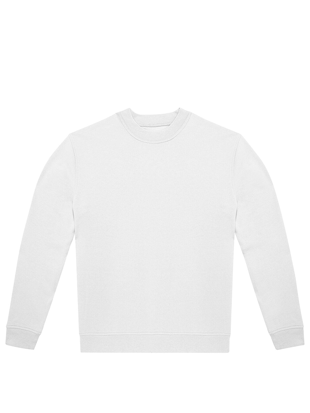 ID.332 Crew Herren Sweatshirt / Hoodie – B&C – Farbe Weiß – individuell veredelbar