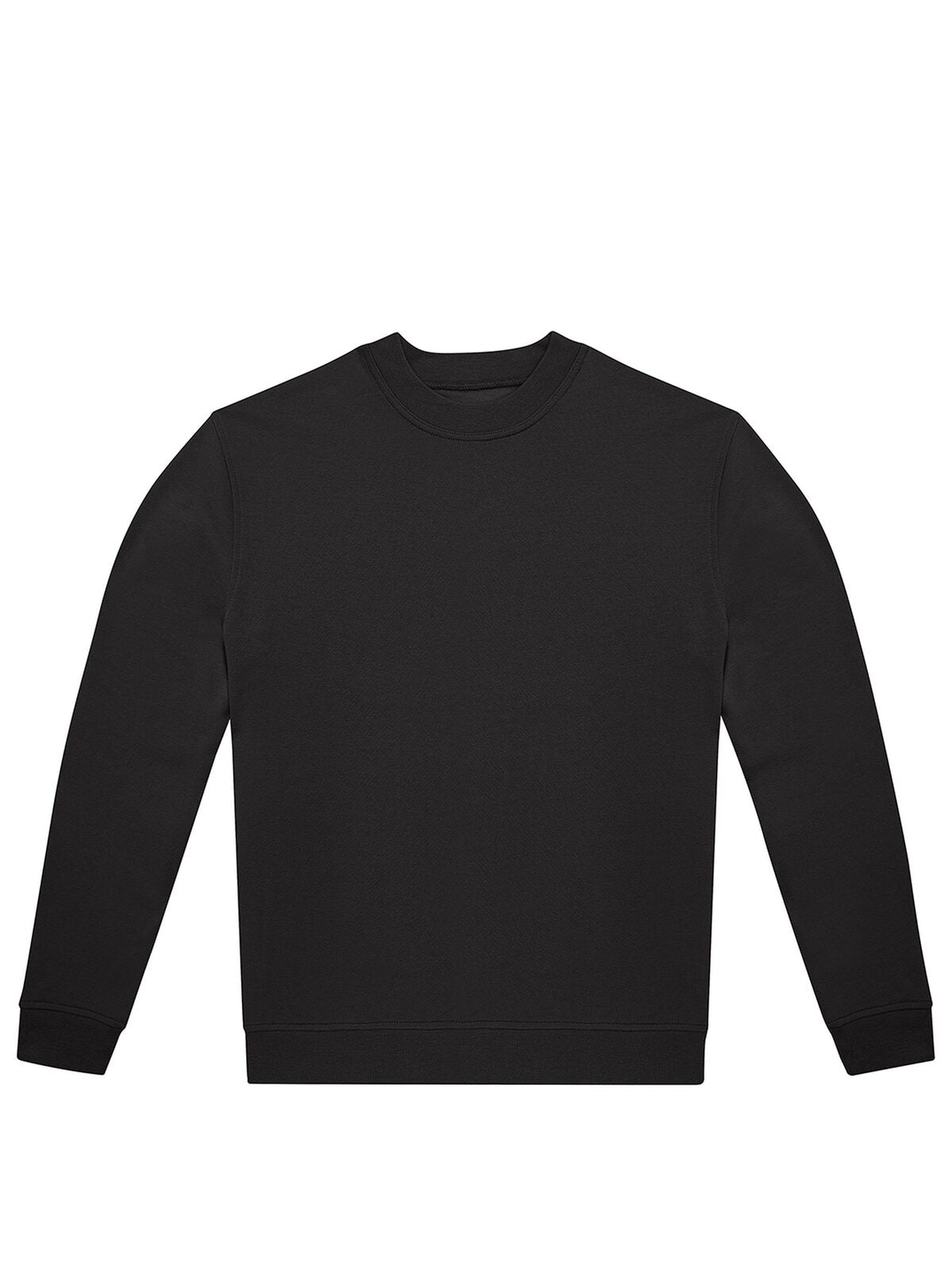 ID.222 Crew Herren Sweatshirt / Hoodie – B&C – Farbe Schwarz – individuell veredelbar