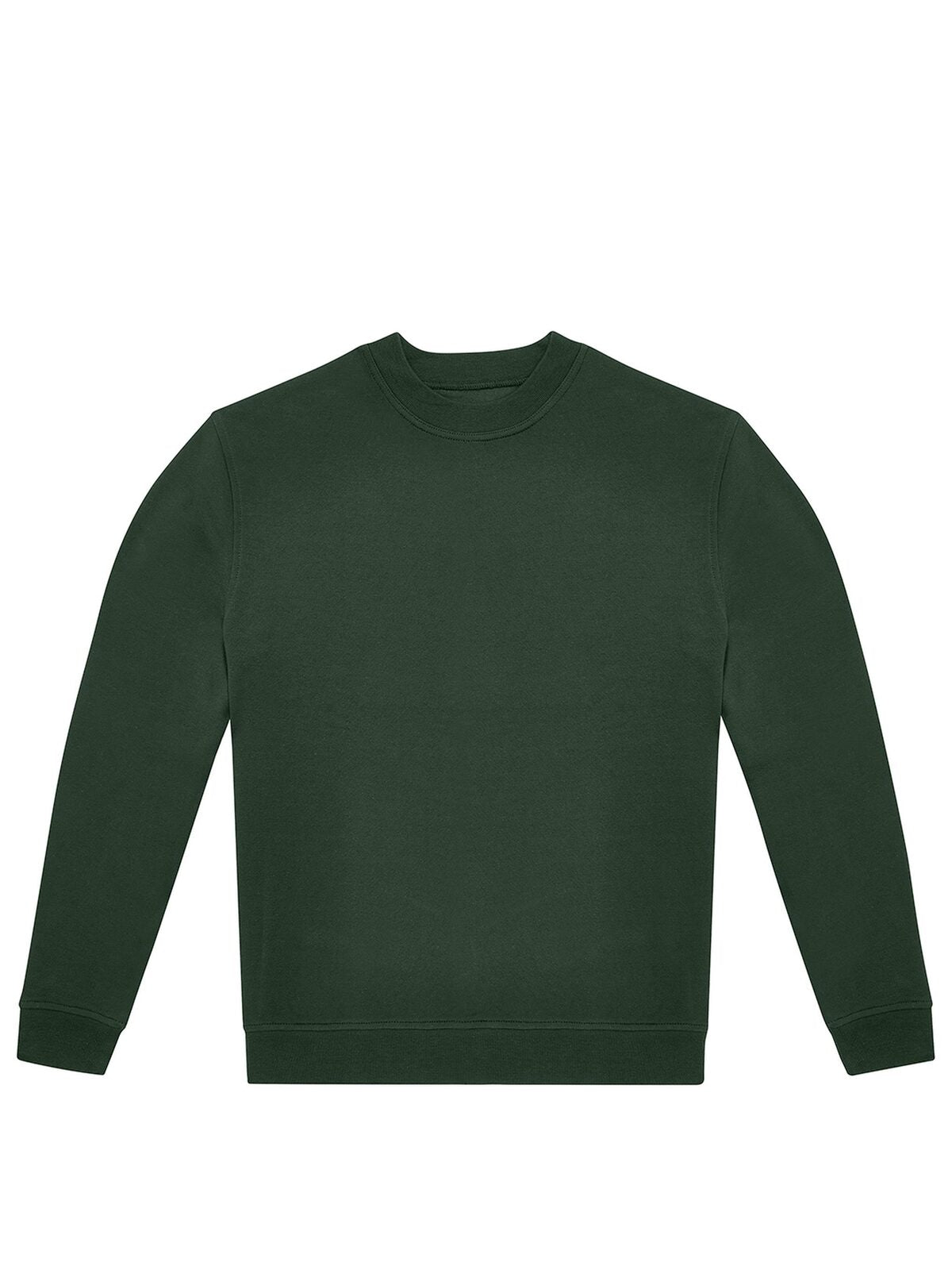 ID.222 Crew Herren Sweatshirt / Hoodie – B&C – Farbe Waldgrün – individuell veredelbar