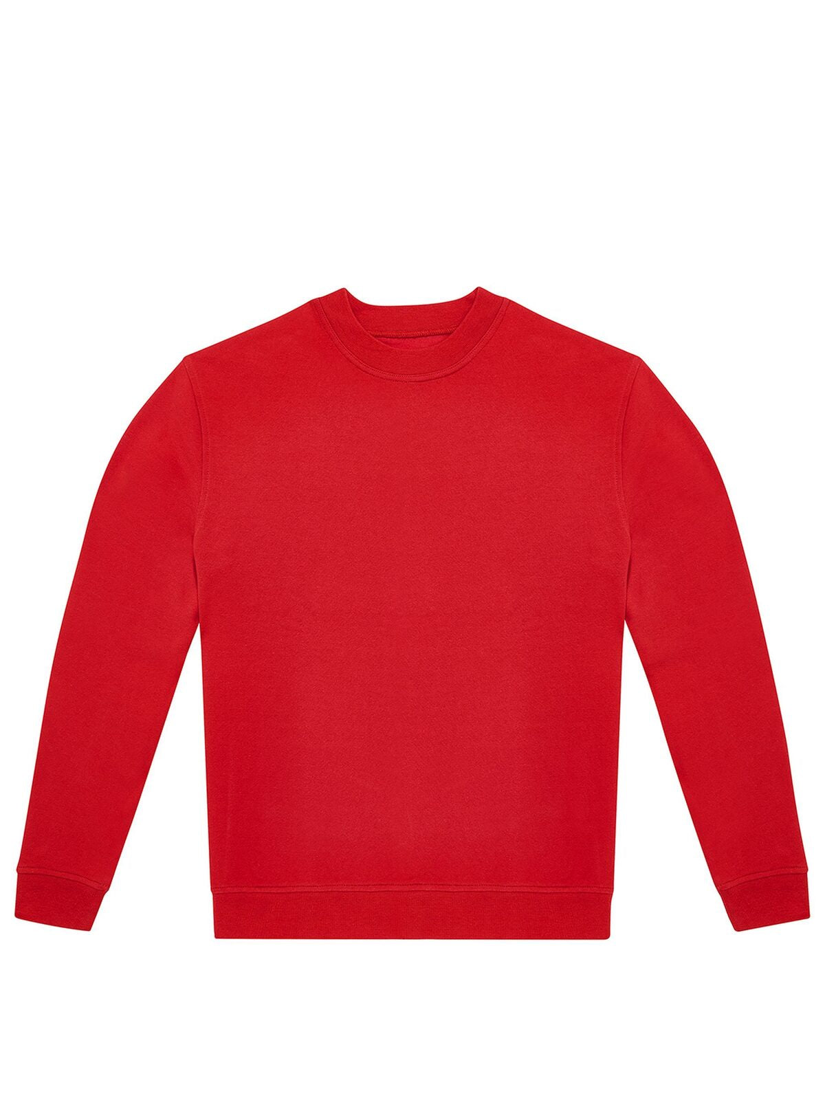 ID.222 Crew Herren Sweatshirt / Hoodie – B&C – Farbe Rot – individuell veredelbar