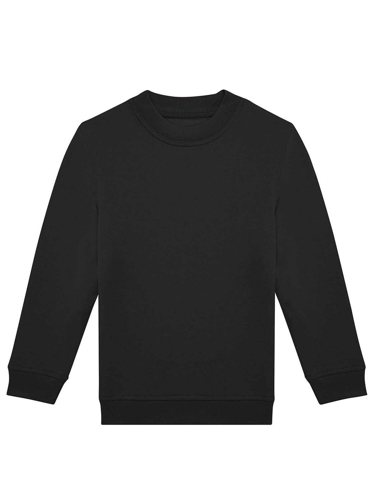 ID.332 Crew Kinder Sweatshirt / Hoodie – B&C – Farbe Schwarz – individuell veredelbar