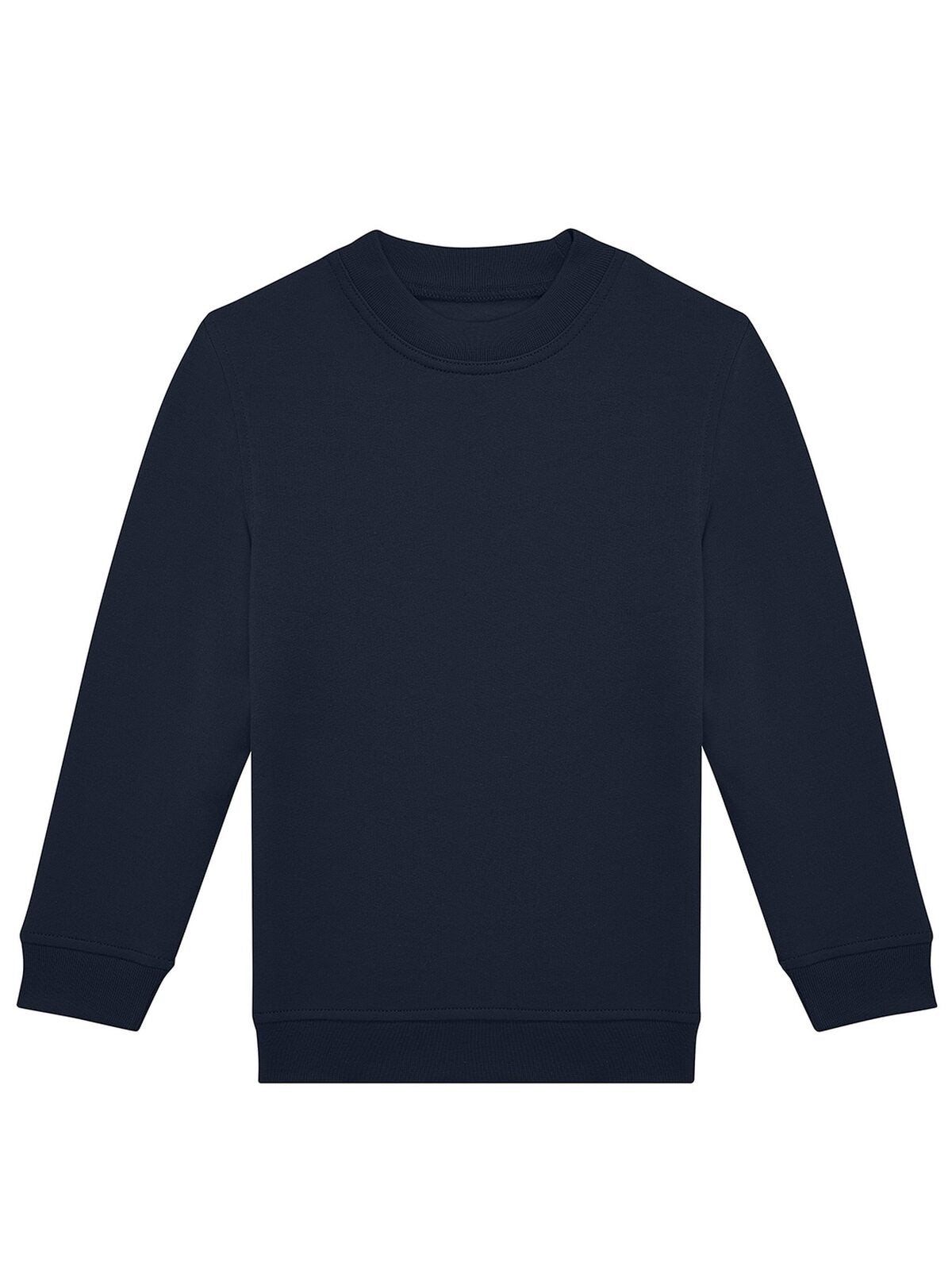 ID.332 Crew Kinder Sweatshirt / Hoodie – B&C – Farbe Navy – individuell veredelbar