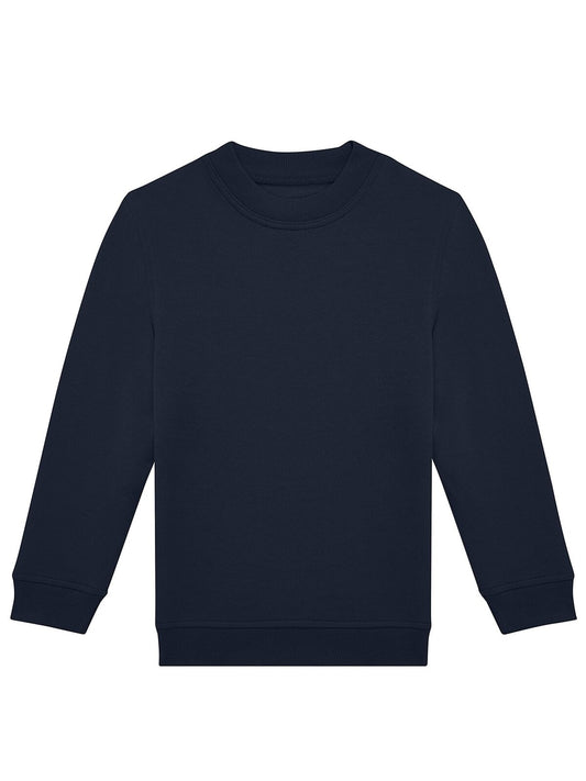 ID.332 Crew Kinder Sweatshirt / Hoodie – B&C – Farbe Navy – individuell veredelbar