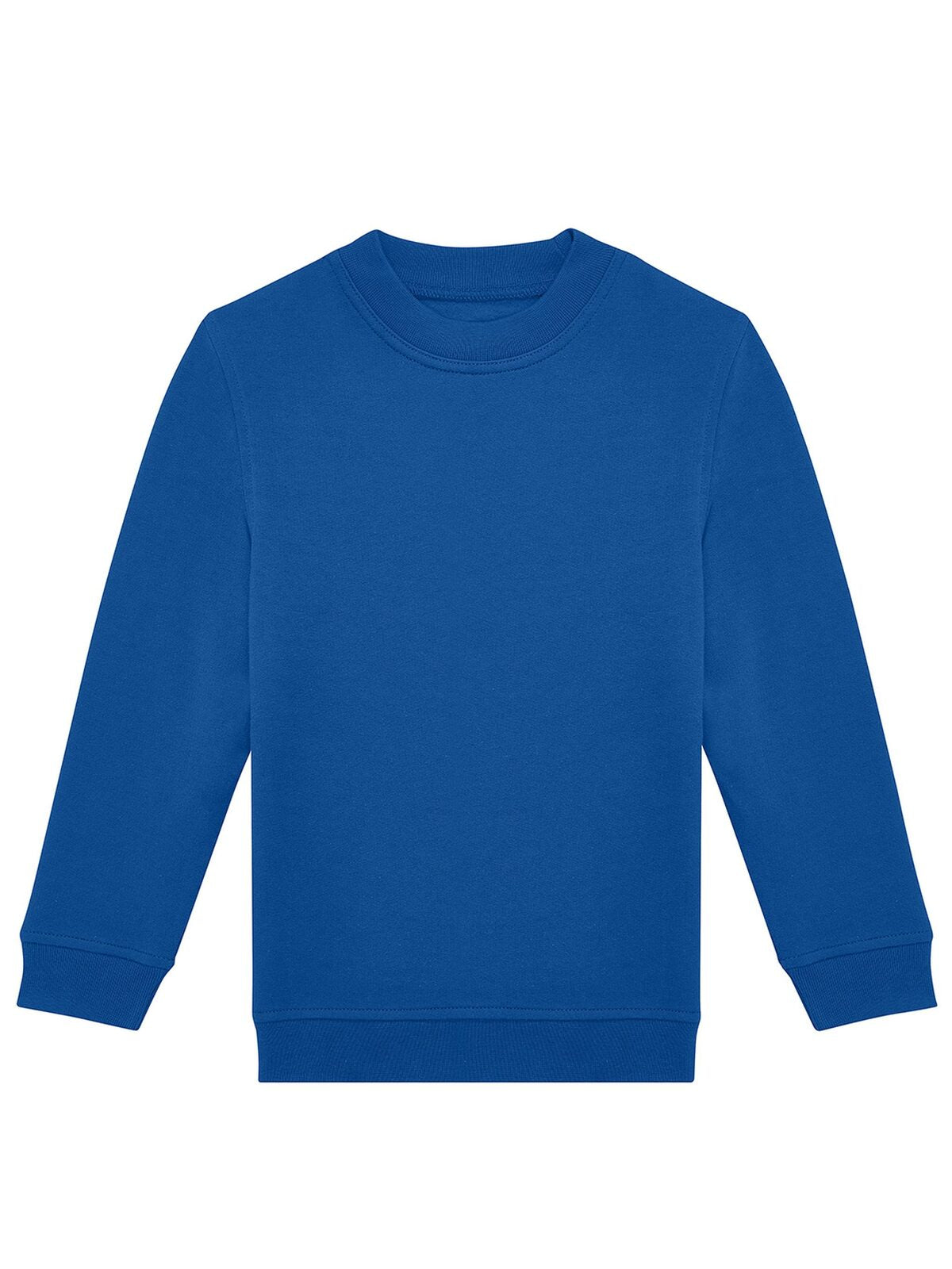 ID.332 Crew Kinder Sweatshirt / Hoodie – B&C – Farbe Royalblau – individuell veredelbar