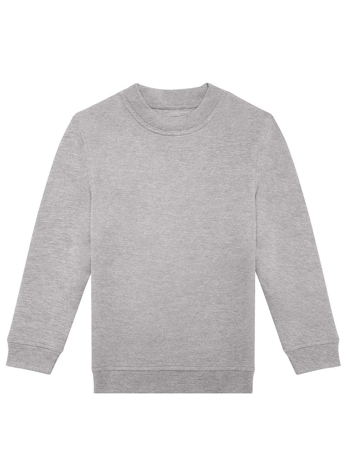 ID.332 Crew Kinder Sweatshirt / Hoodie – B&C – Farbe Sport Grau – individuell veredelbar