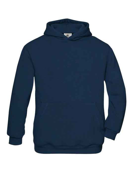 Hooded Kinder Sweatshirt / Hoodie – B&C – Farbe Navy – individuell veredelbar