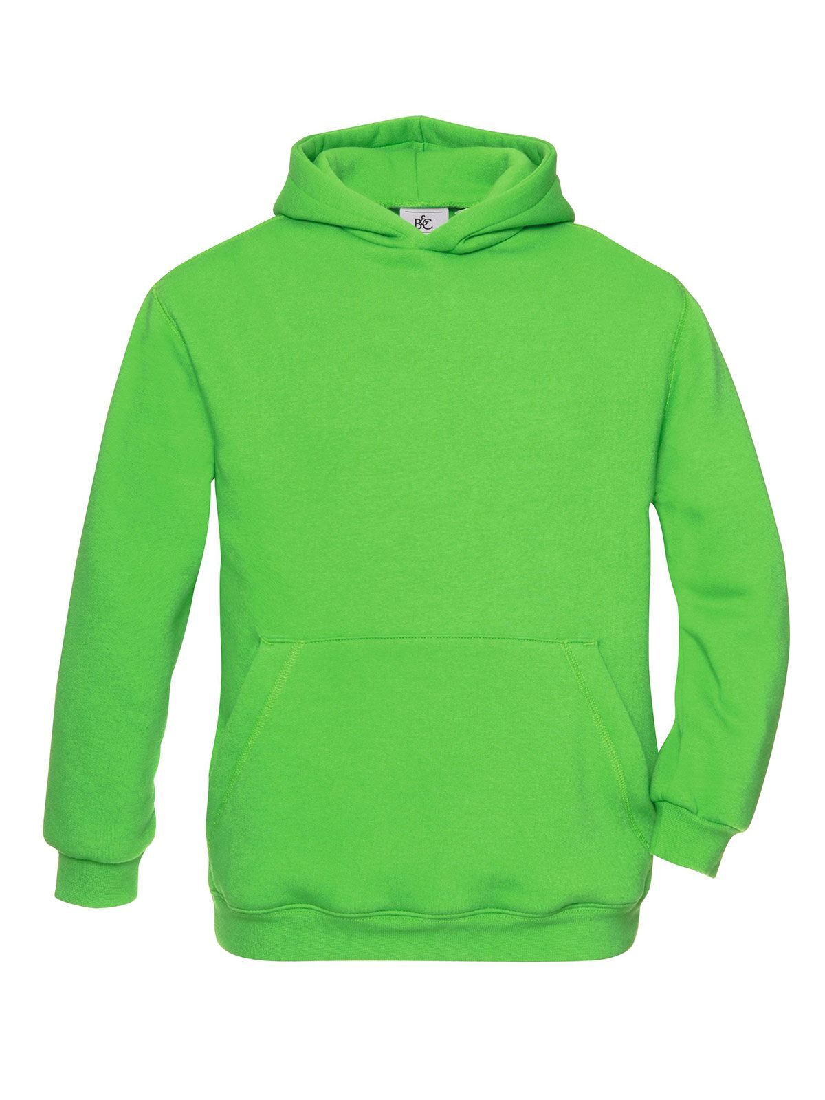 Hooded Kinder Sweatshirt / Hoodie – B&C – Farbe real green – individuell veredelbar
