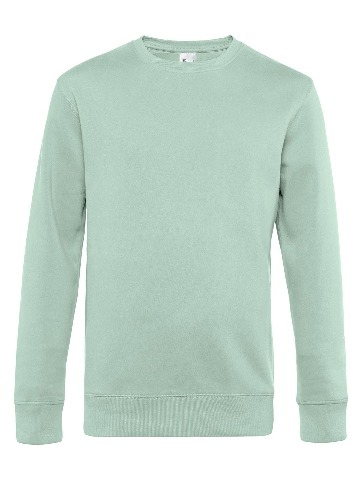 KING Crew Neck Herren Sweatshirt / Hoodie – B&C – Farbe aqua green – individuell veredelbar