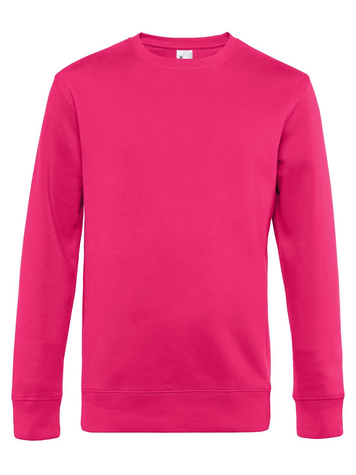 KING Crew Neck Herren Sweatshirt / Hoodie – B&C – Farbe magenta pink – individuell veredelbar