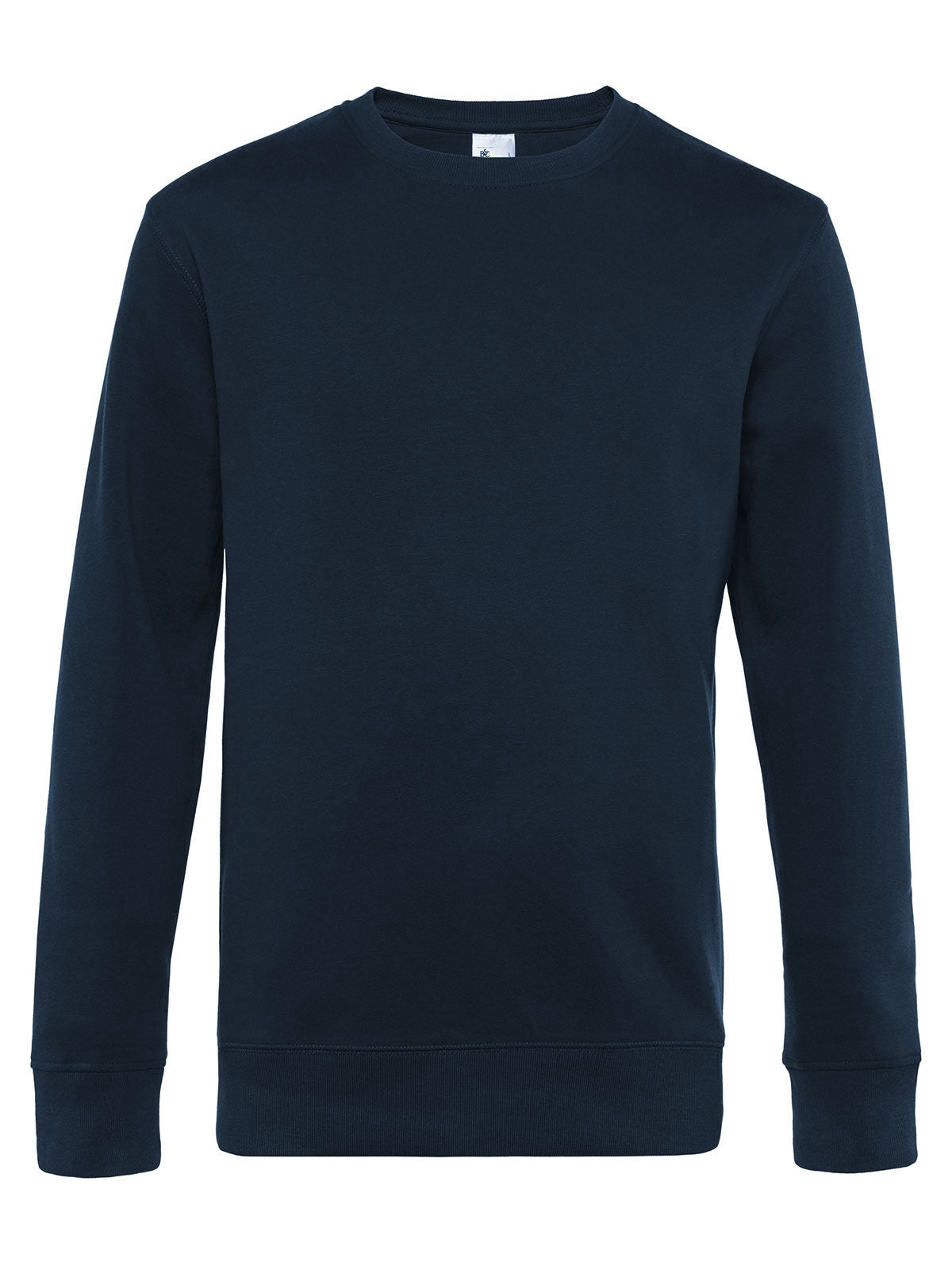 KING Crew Neck Herren Sweatshirt / Hoodie – B&C – Farbe navy blue – individuell veredelbar