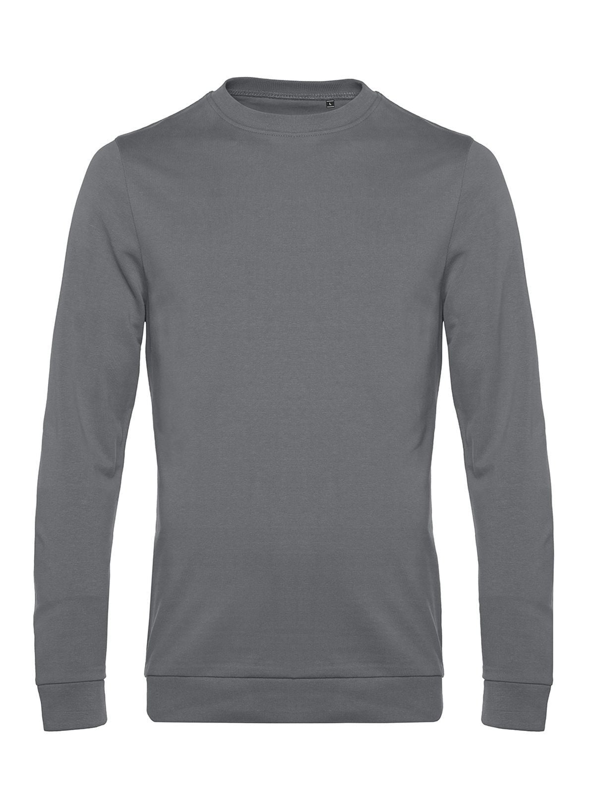 In Sweatshirt / Hoodie – B&C – Farbe elephant grey – individuell veredelbar