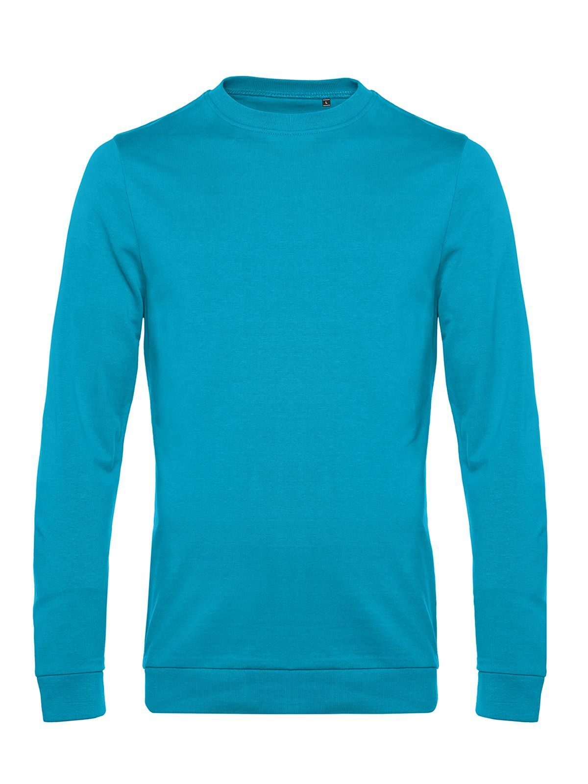 In Sweatshirt / Hoodie – B&C – Farbe hawaiian blue – individuell veredelbar