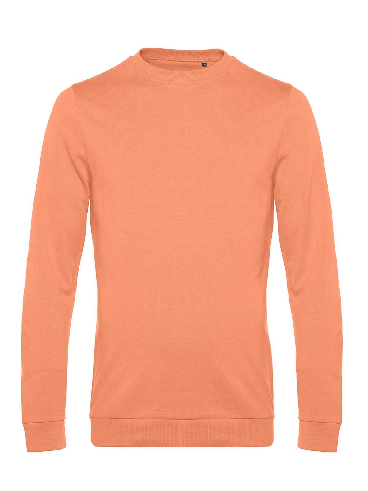 In Sweatshirt / Hoodie – B&C – Farbe melon orange – individuell veredelbar