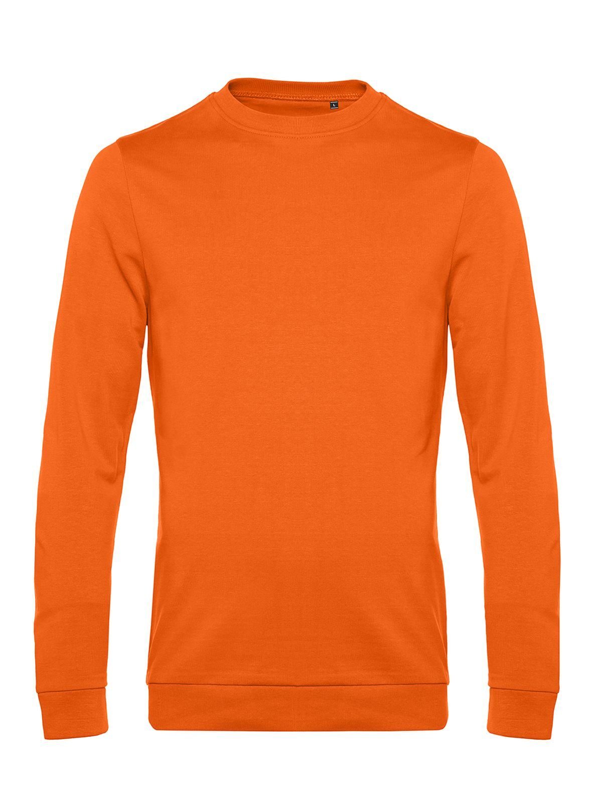 In Sweatshirt / Hoodie – B&C – Farbe pure orange – individuell veredelbar