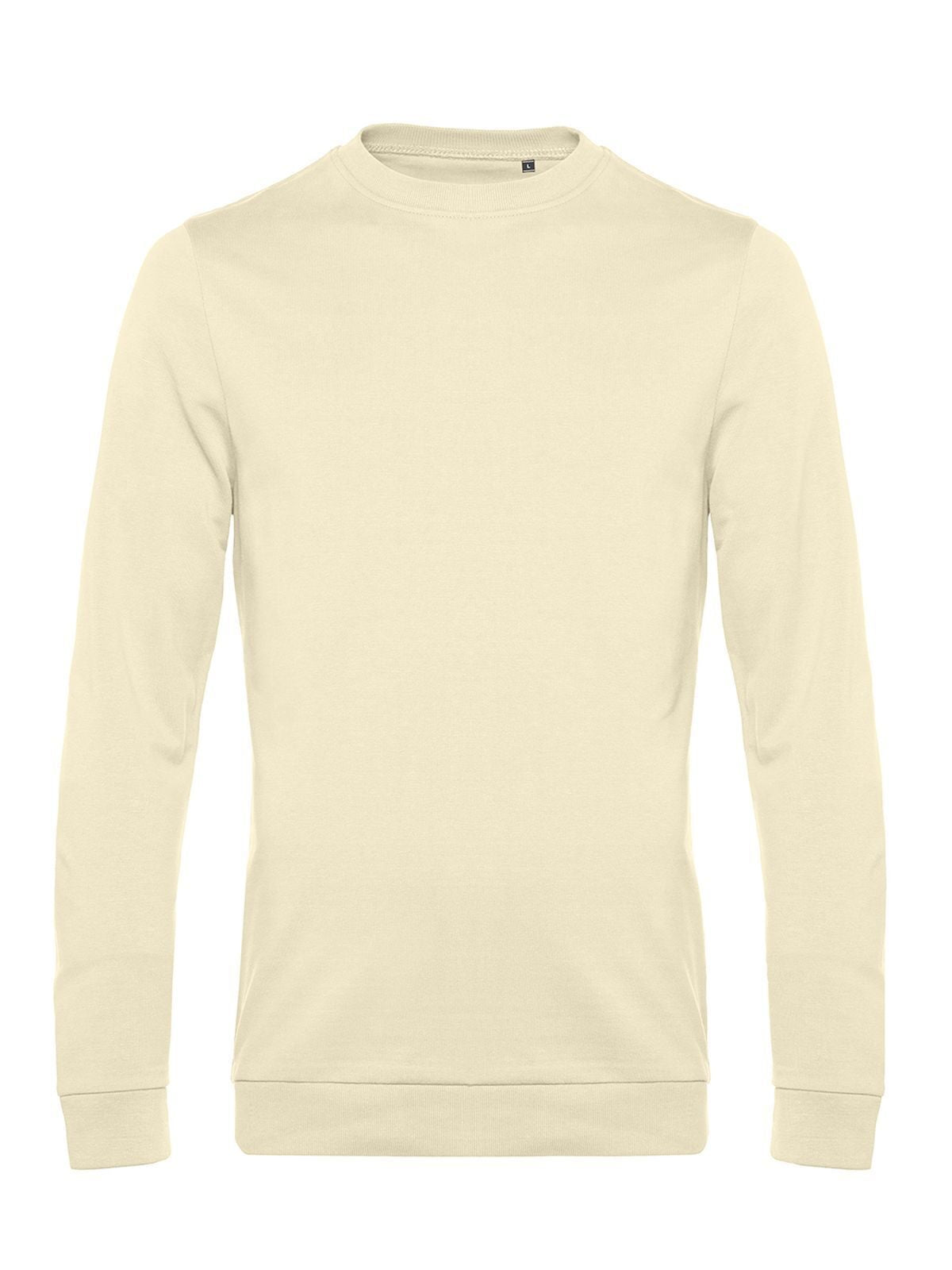 In Sweatshirt / Hoodie – B&C – Farbe pale yellow – individuell veredelbar