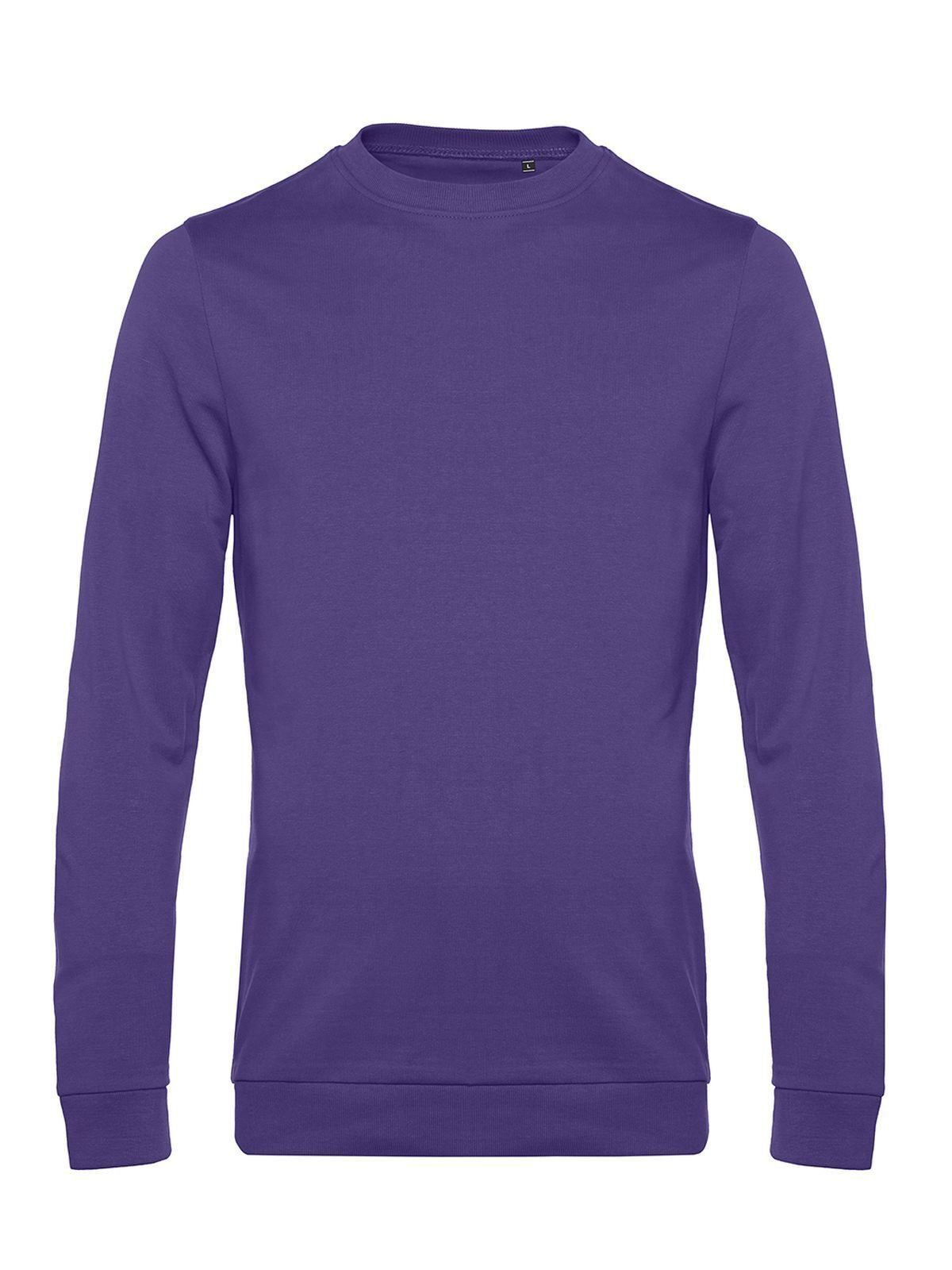In Sweatshirt / Hoodie – B&C – Farbe radiant purple – individuell veredelbar