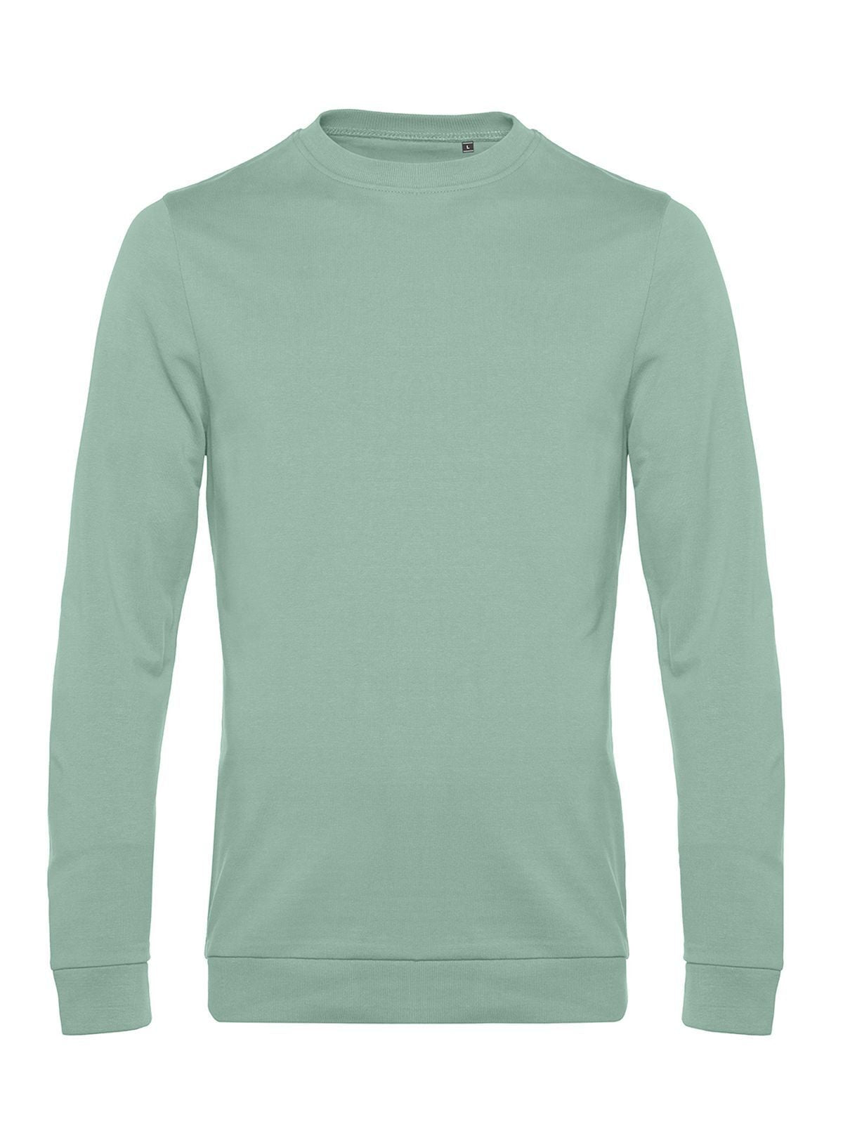 In Sweatshirt / Hoodie – B&C – Farbe sage – individuell veredelbar
