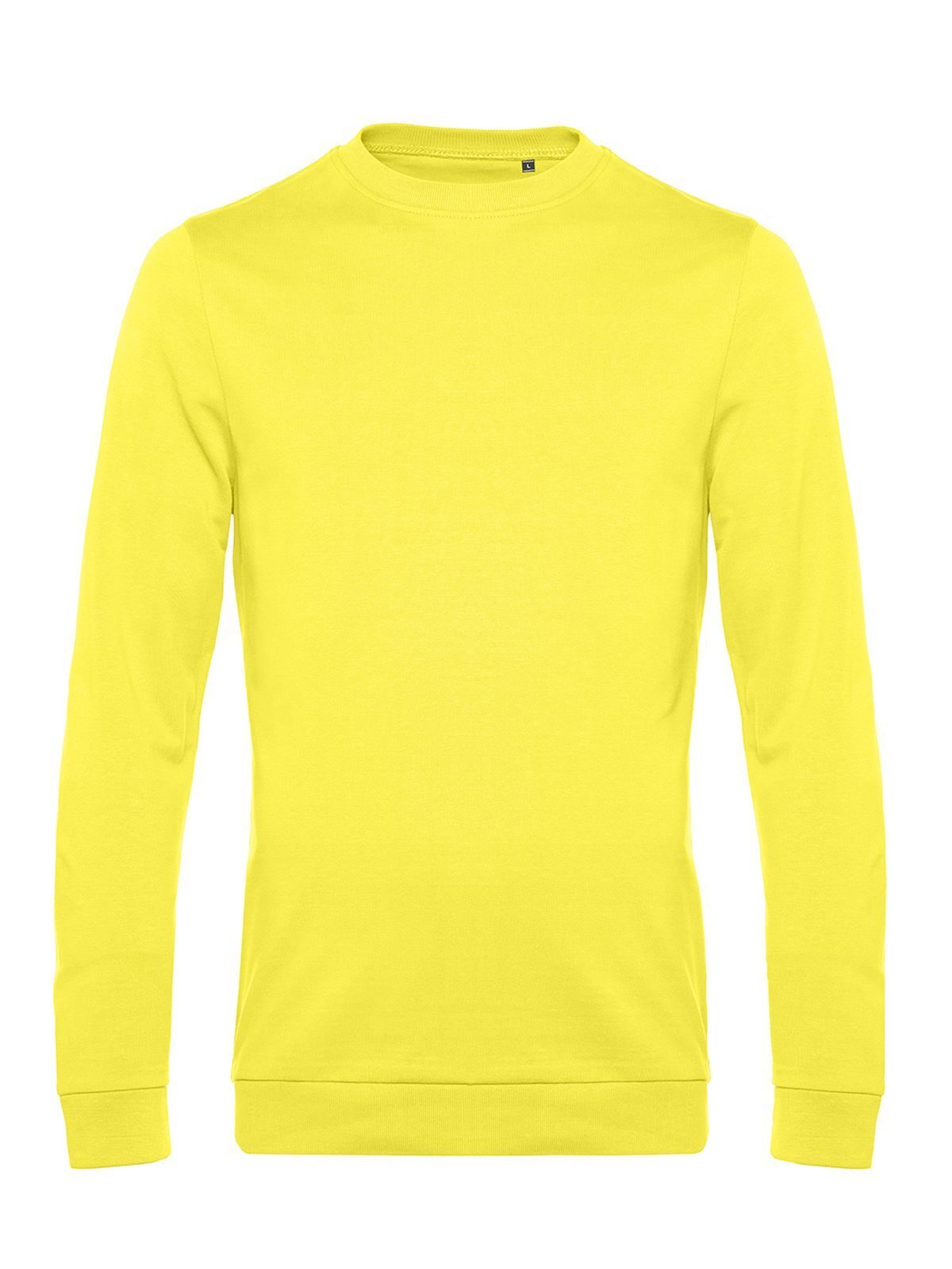 In Sweatshirt / Hoodie – B&C – Farbe solar yellow – individuell veredelbar
